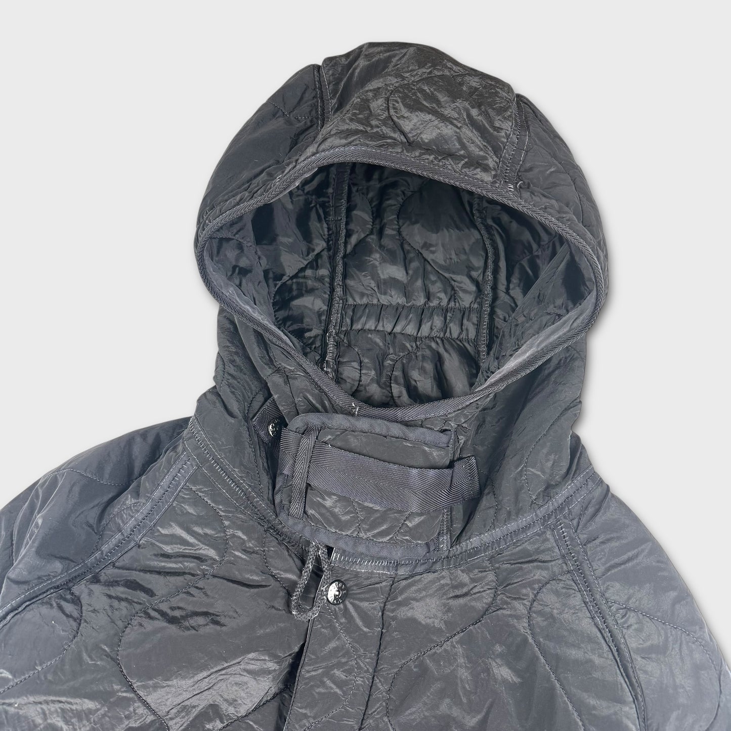 Stone Island Padded Pattern Black Jacket XL