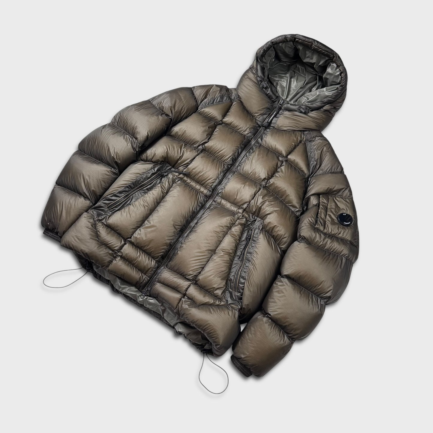 CP Company Olive Grey DD Shell Puffer Jacket XXL