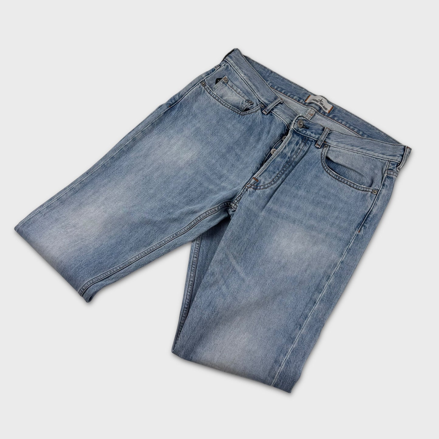 Stone Island Pale Blue Denim Jeans W34