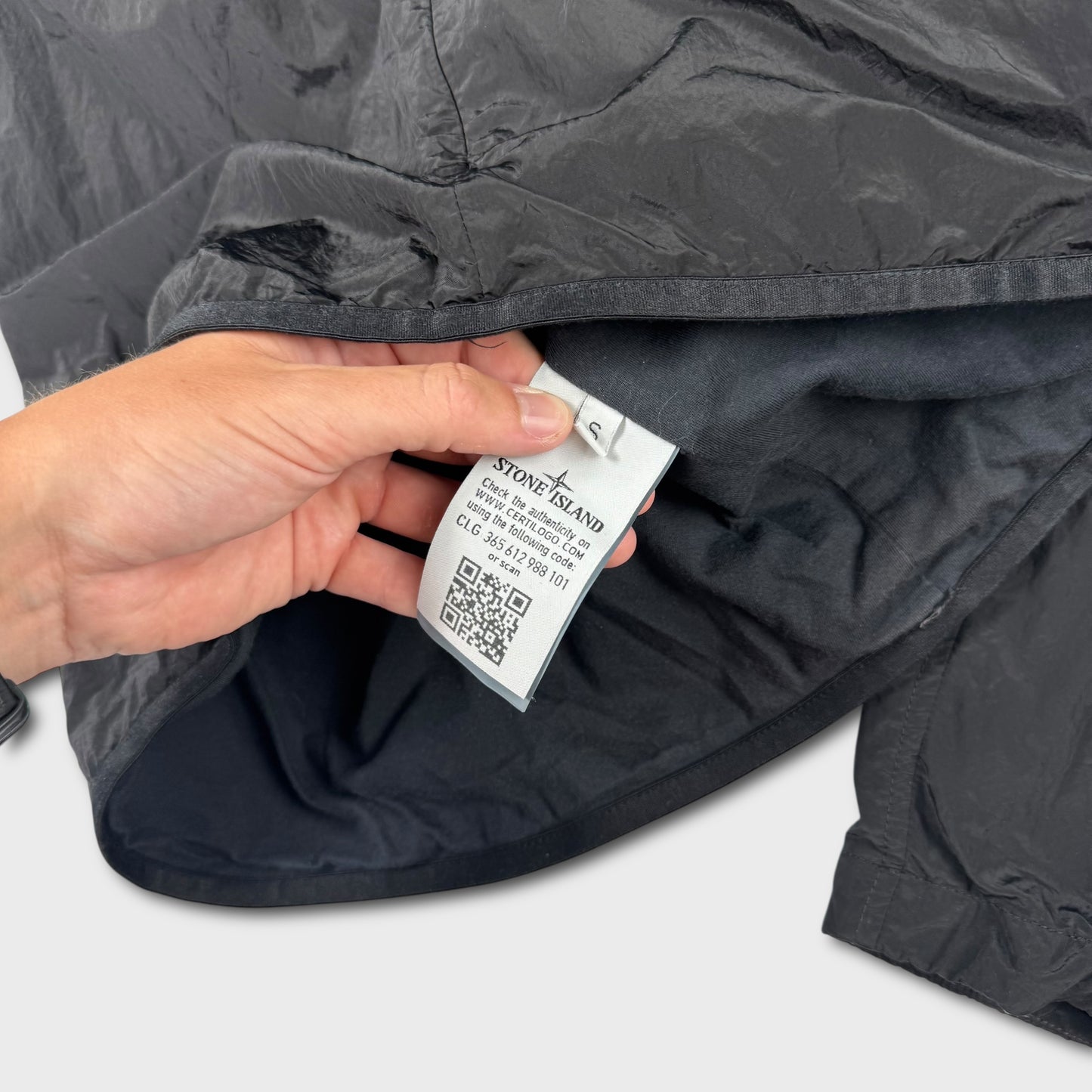 Stone Island Black Lines Nylon Metal Overshirt S