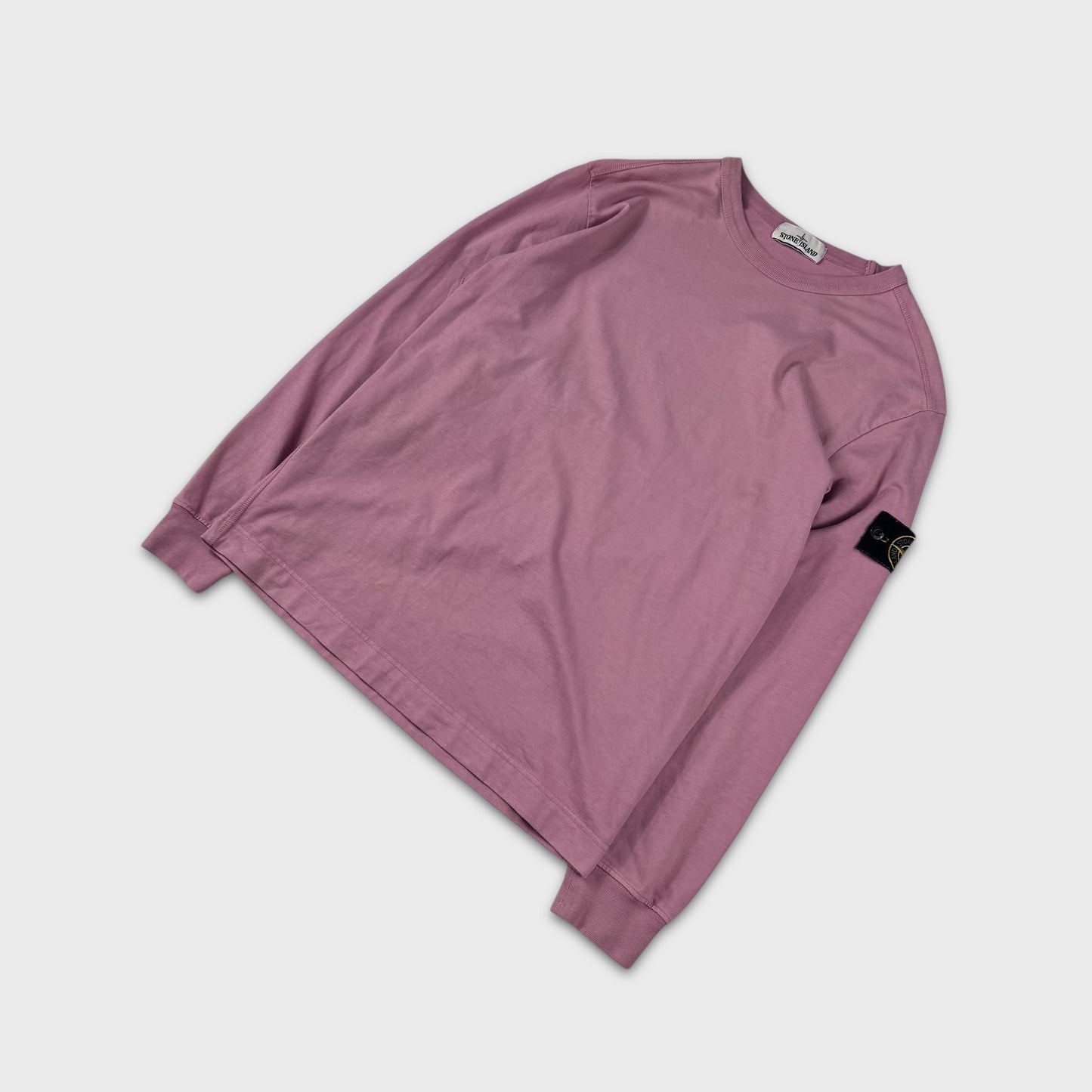 Stone Island Pink Crewneck Sweatshirt M
