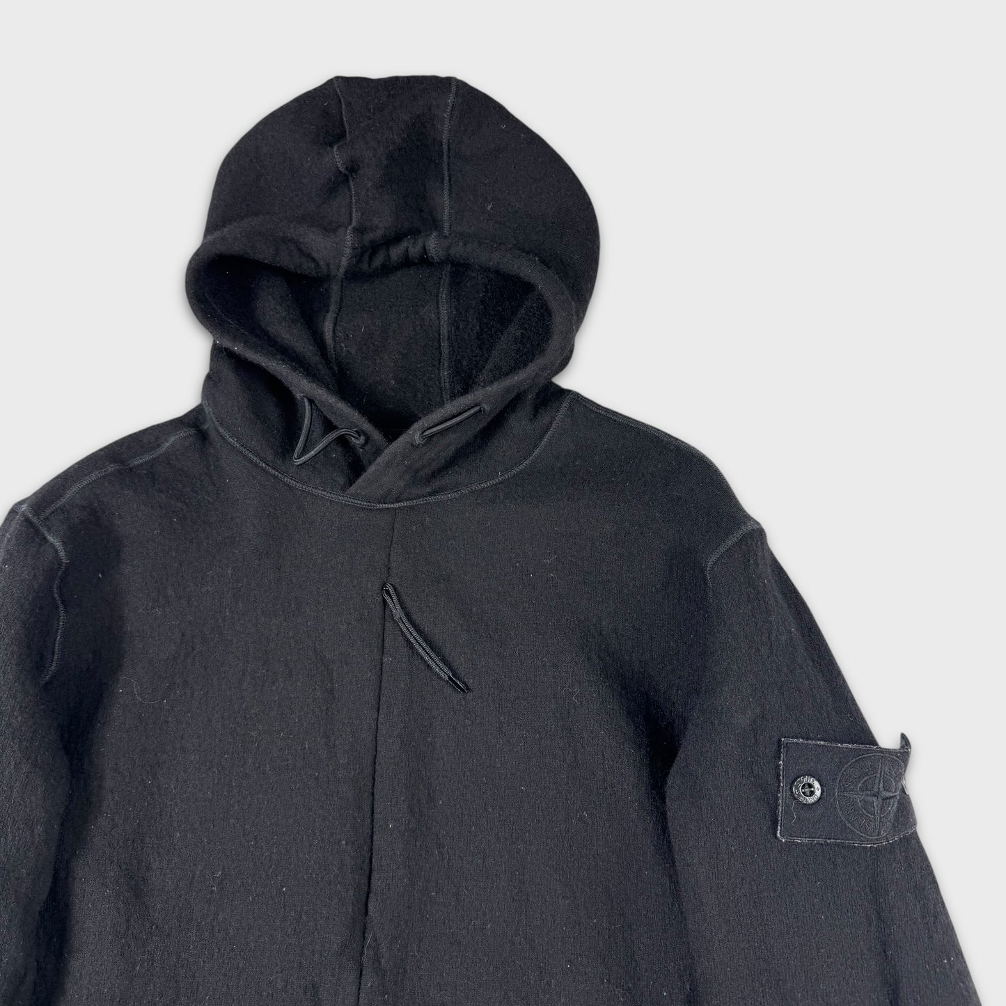 Stone Island Wool Ghost Pullover Hoodie S