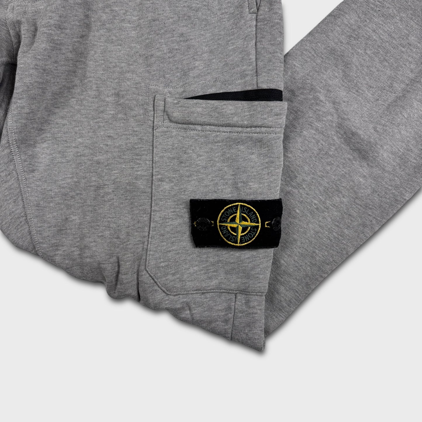 Stone Island Grey Cotton Sweatpants Joggers S