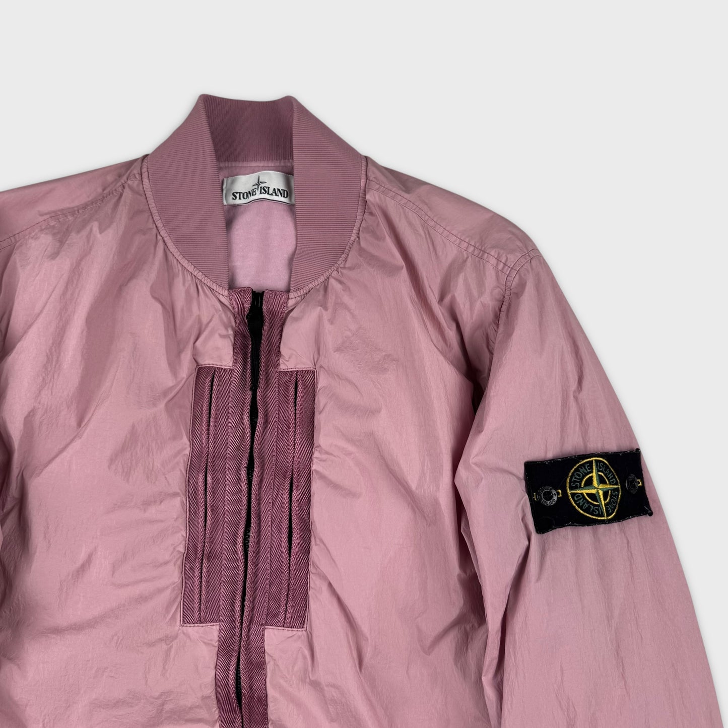 Stone Island Garment Dyed Crinkle Reps Bomber Jacket M