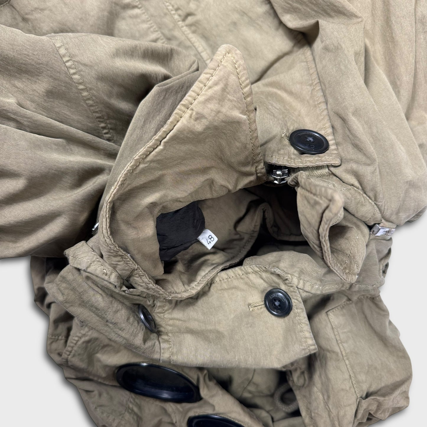 CP Company 50 Fili La Mille Goggle Hood Watchviewer Jacket M