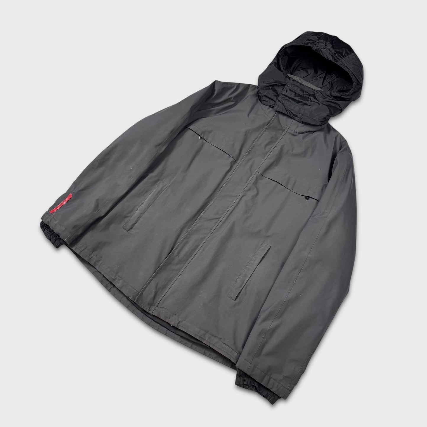 Prada Sport Goretex Hooded Ski Jacket XL