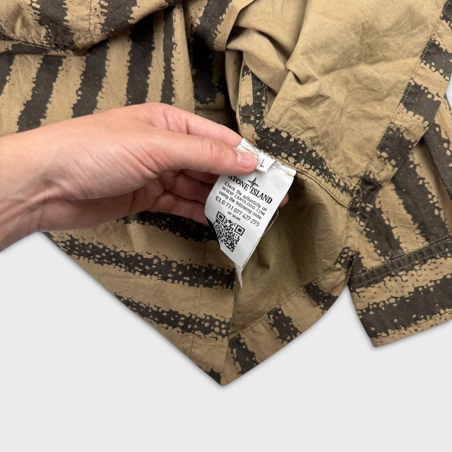 Stone Island Maze Camo Overshirt Jacket L