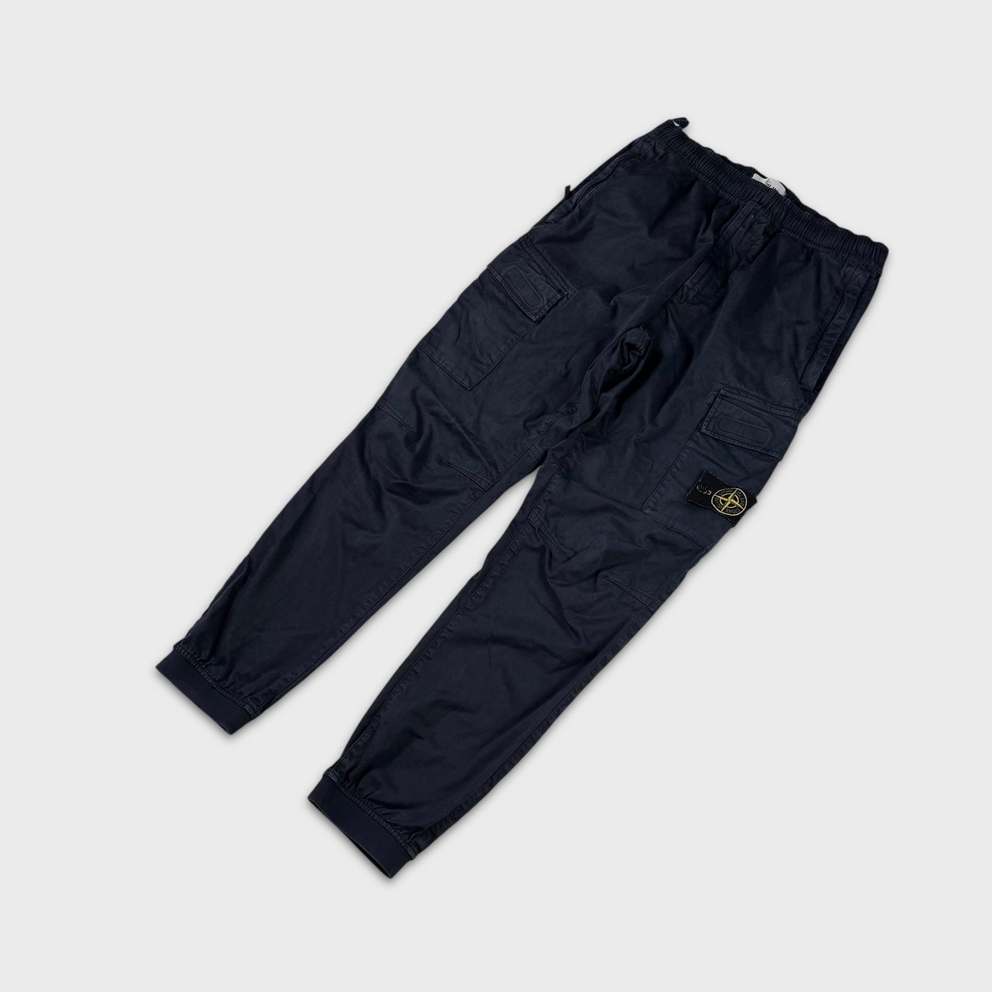 Stone Island Navy Tela Cargo Pants W30