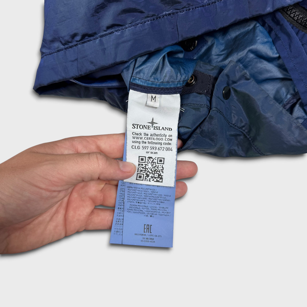 Stone Island Nylon Metal Watro Colour Weft Jacket M