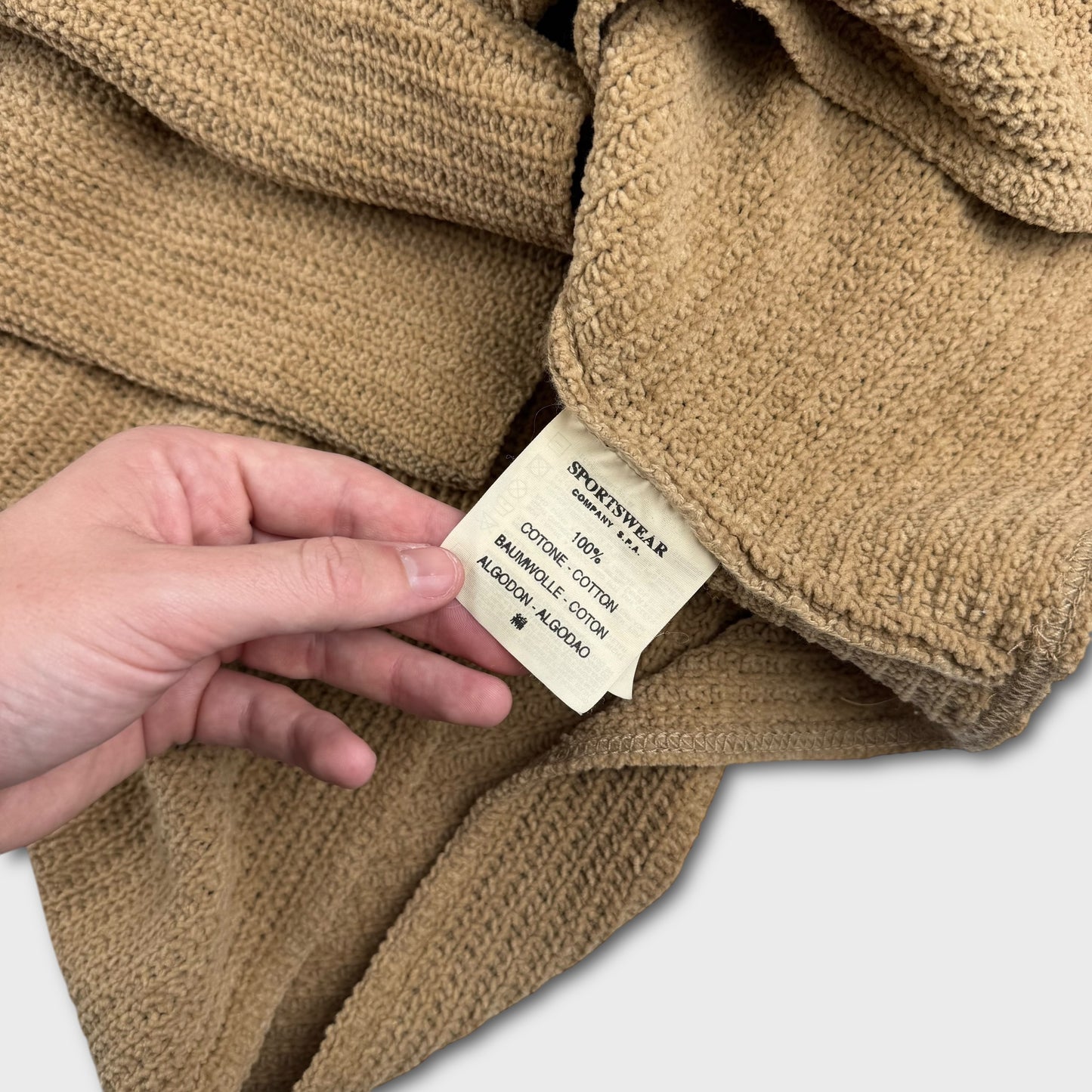 Stone Island 90’s Green Edge Knit Jumper XL