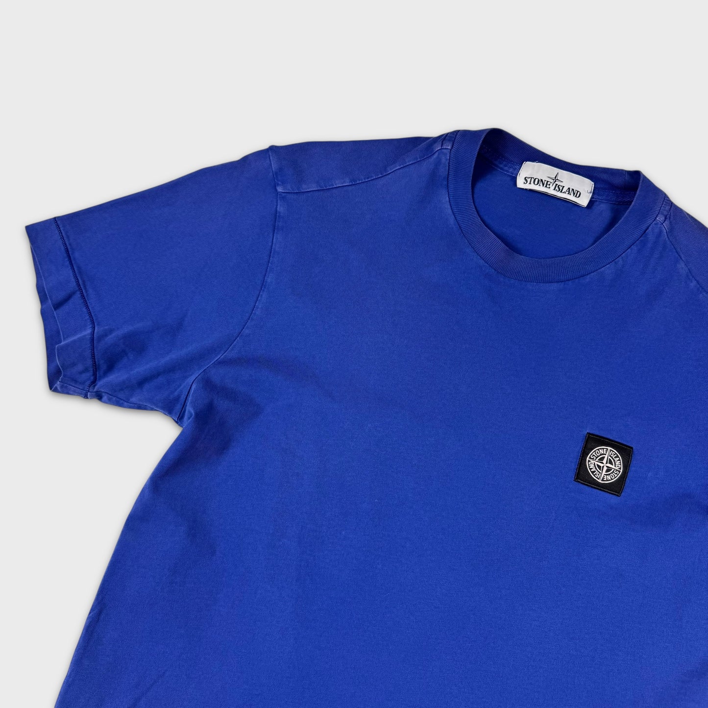 Stone Island Blue Compass Logo T-Shirt M