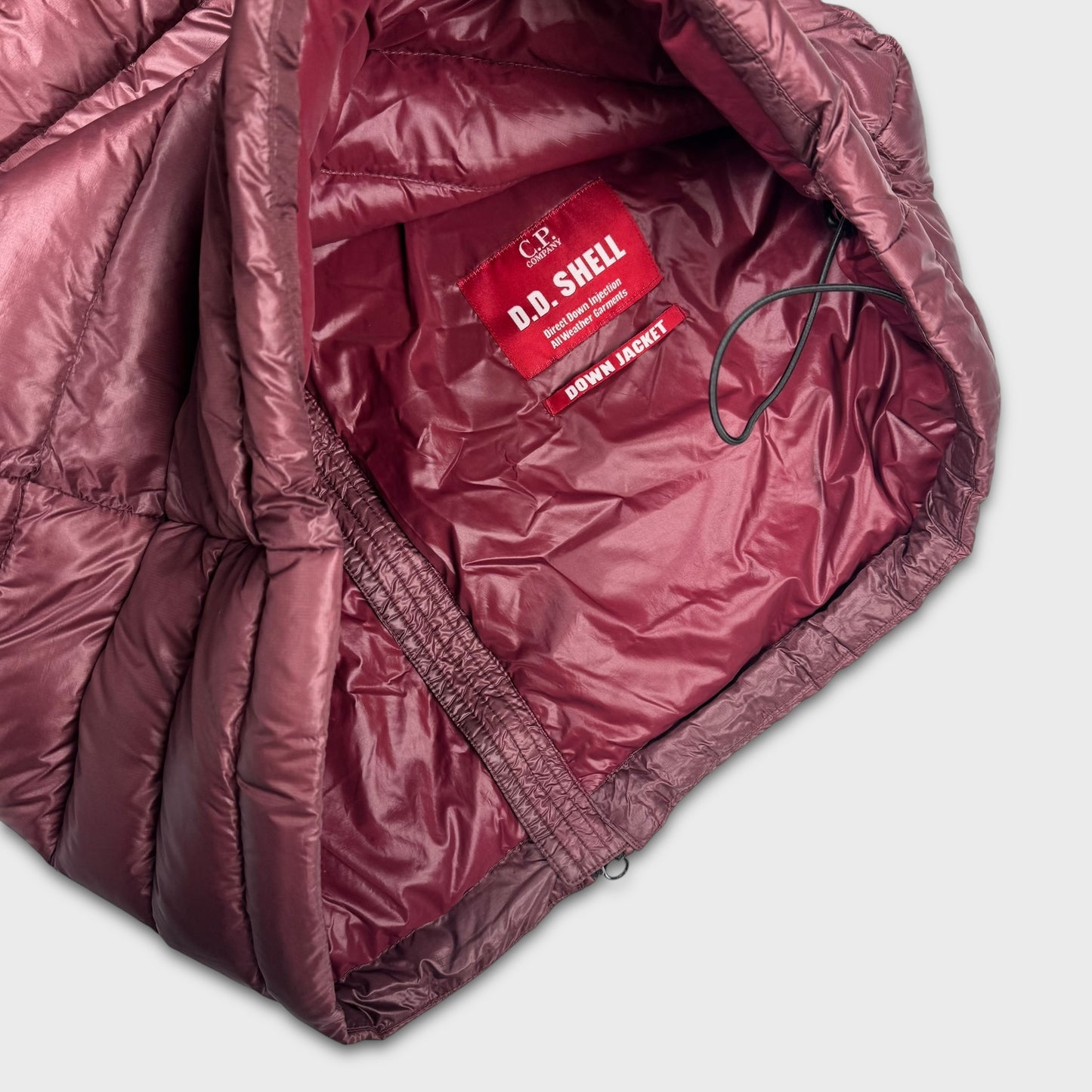 CP Company Burgundy DD Shell Goggle Jacket L