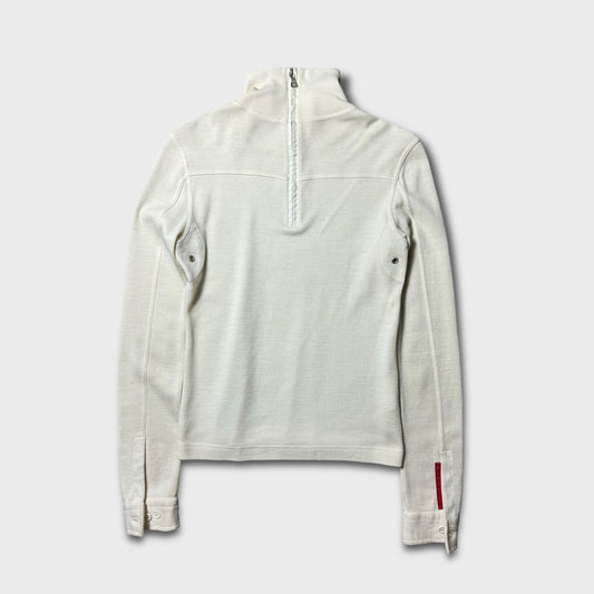 Prada Sport Women’s Bone Quarter Zip 6/8