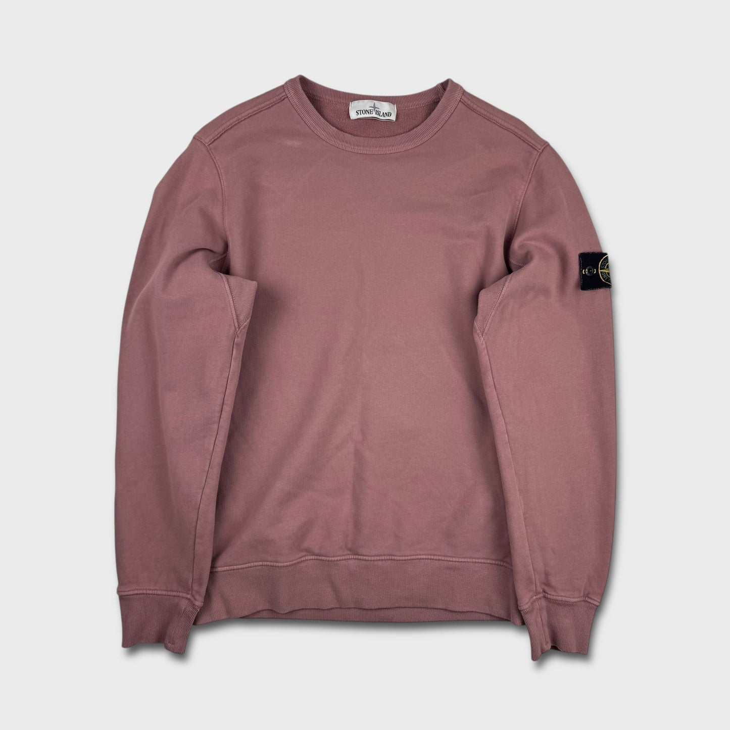 Stone Island Pink Crewneck Sweatshirt M
