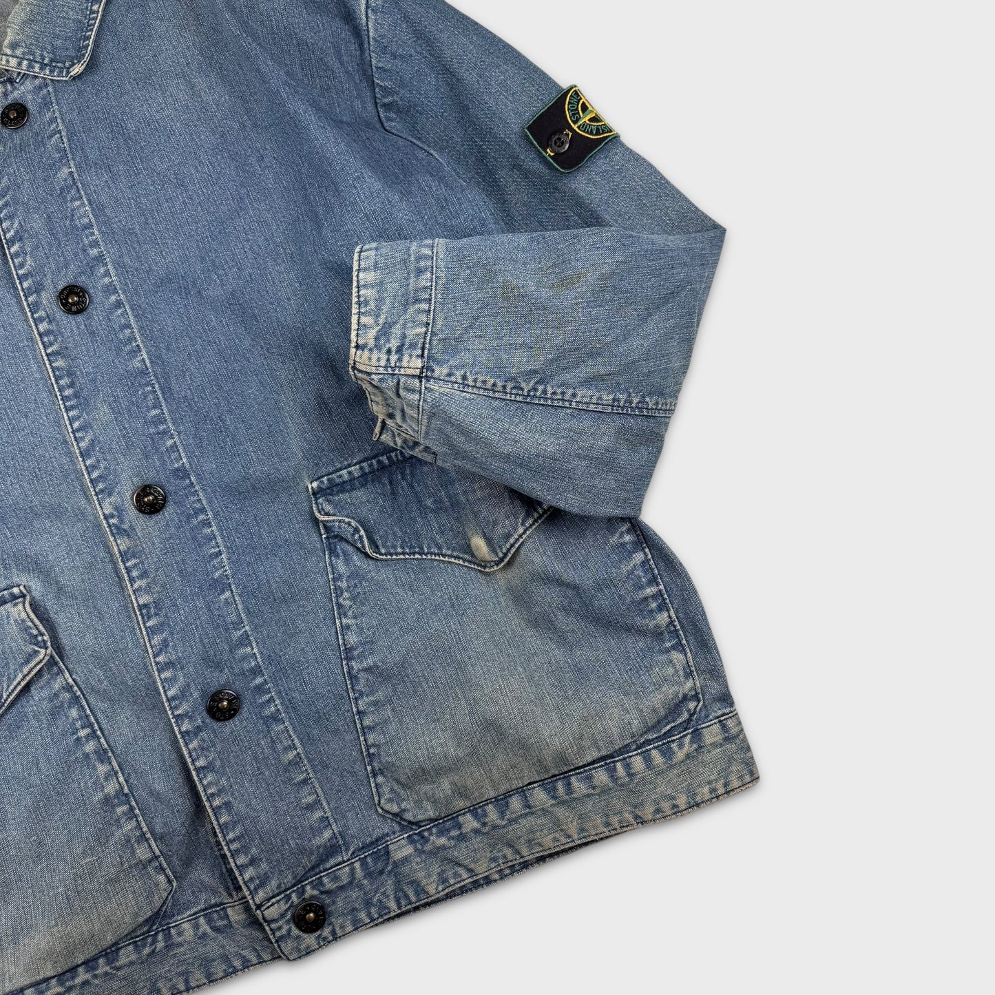Stone Island SS1995 Denim Tela Stella Jacket XL