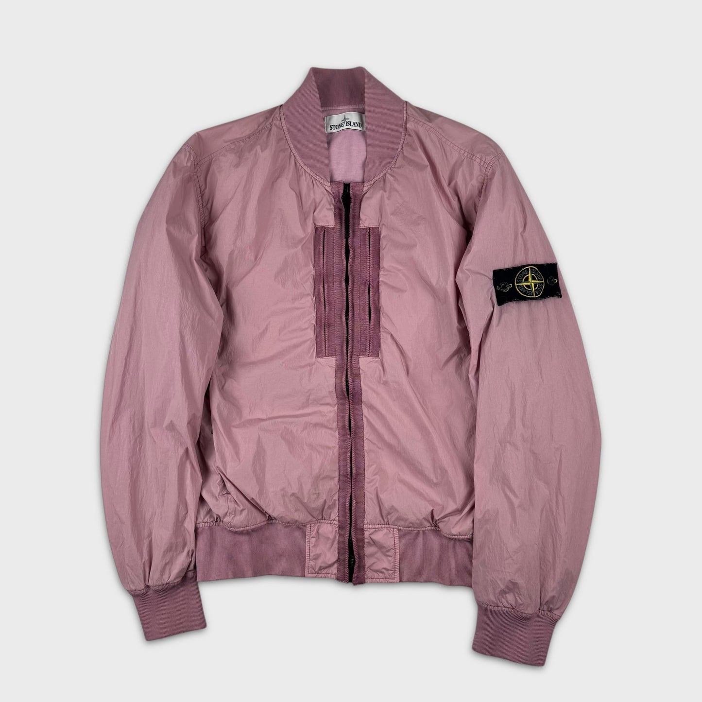 Stone Island Garment Dyed Crinkle Reps Bomber Jacket M