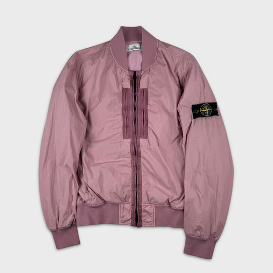 Stone Island Garment Dyed Crinkle Reps Bomber Jacket M