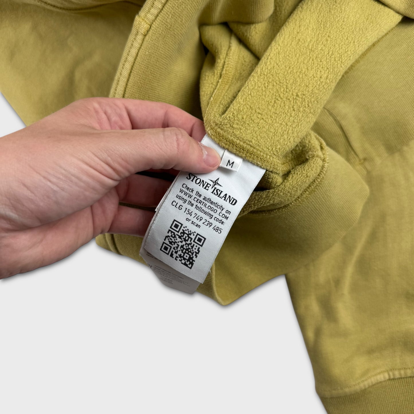 Stone Island Mustard Knit Crewneck S