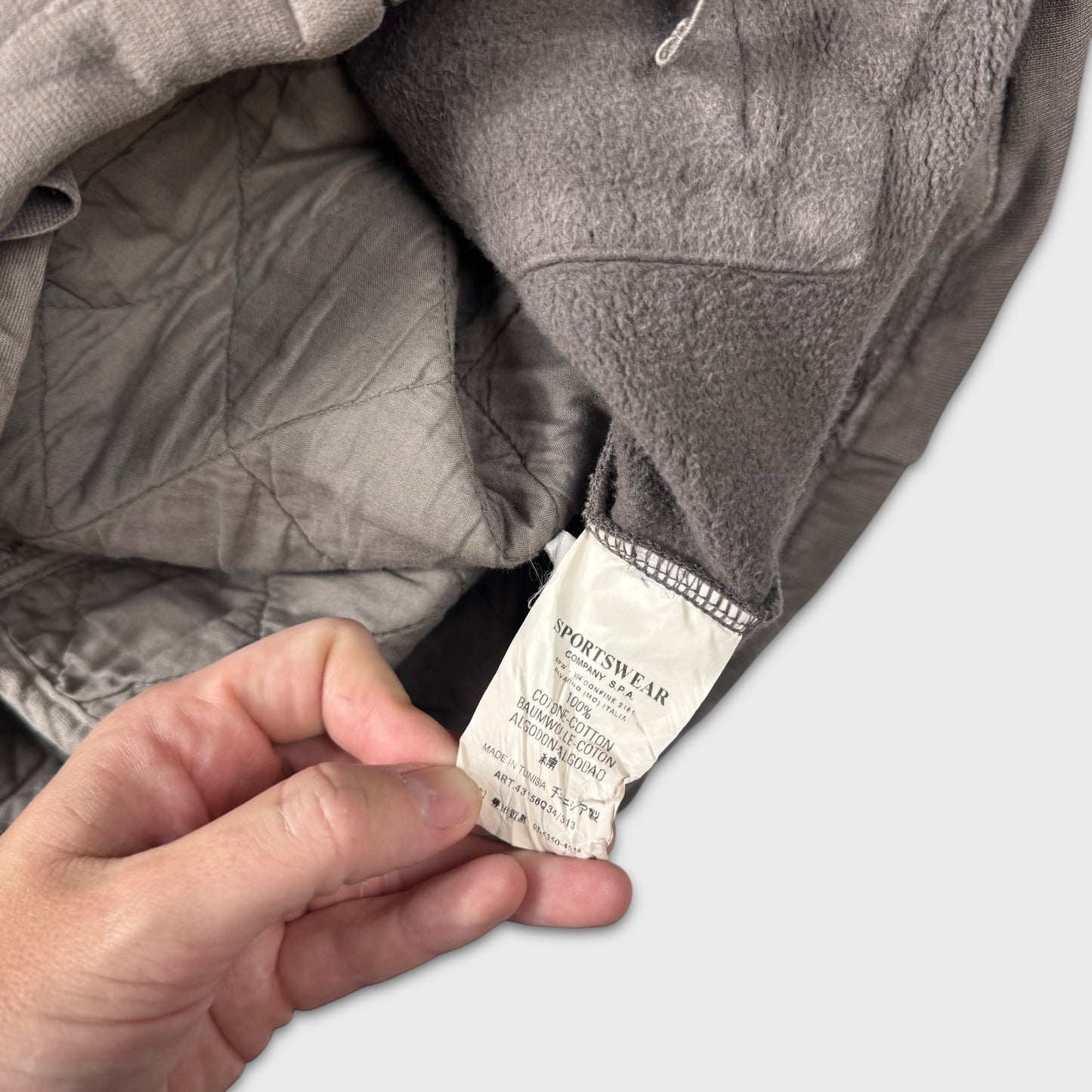 Stone Island Heavy Cotton Hooded Jacket w/ Liner L