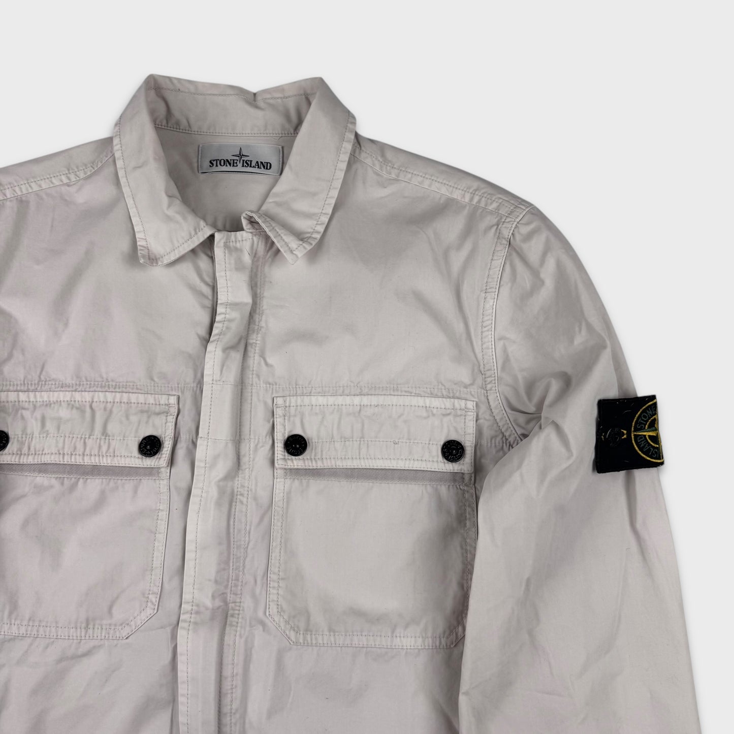 Stone Island Bone Full Zip Overshirt M