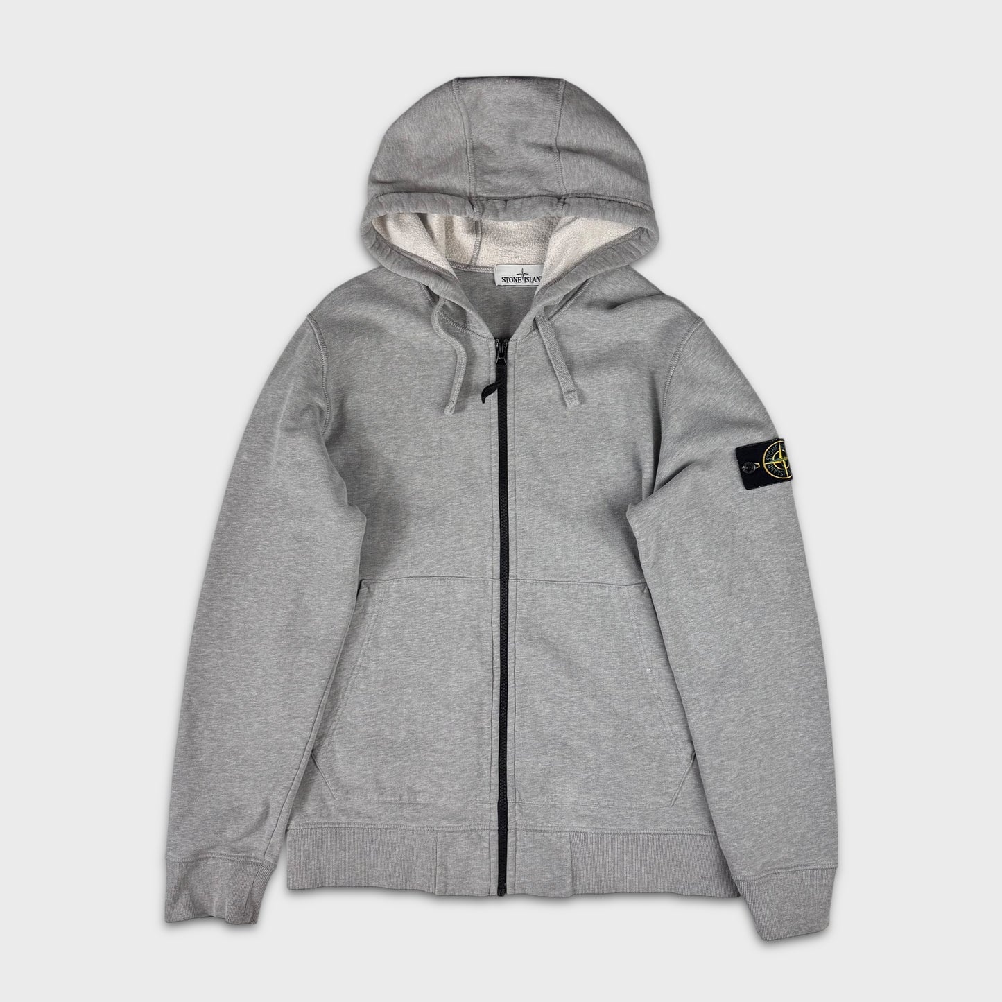 Stone Island Grey Matching Tracksuit Set - Hoodie & Joggers M