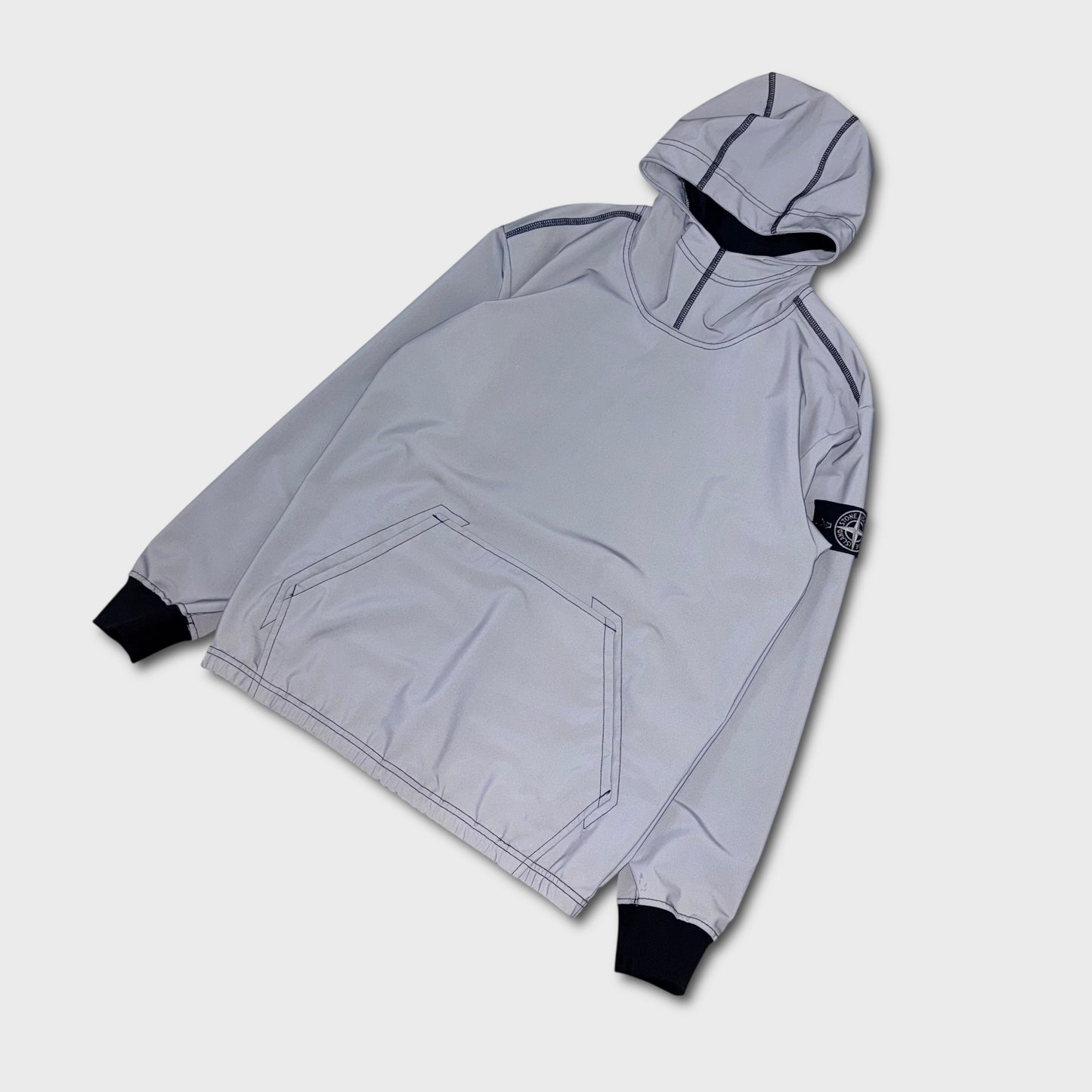 Stone Island Plated Reflective Hoodie S