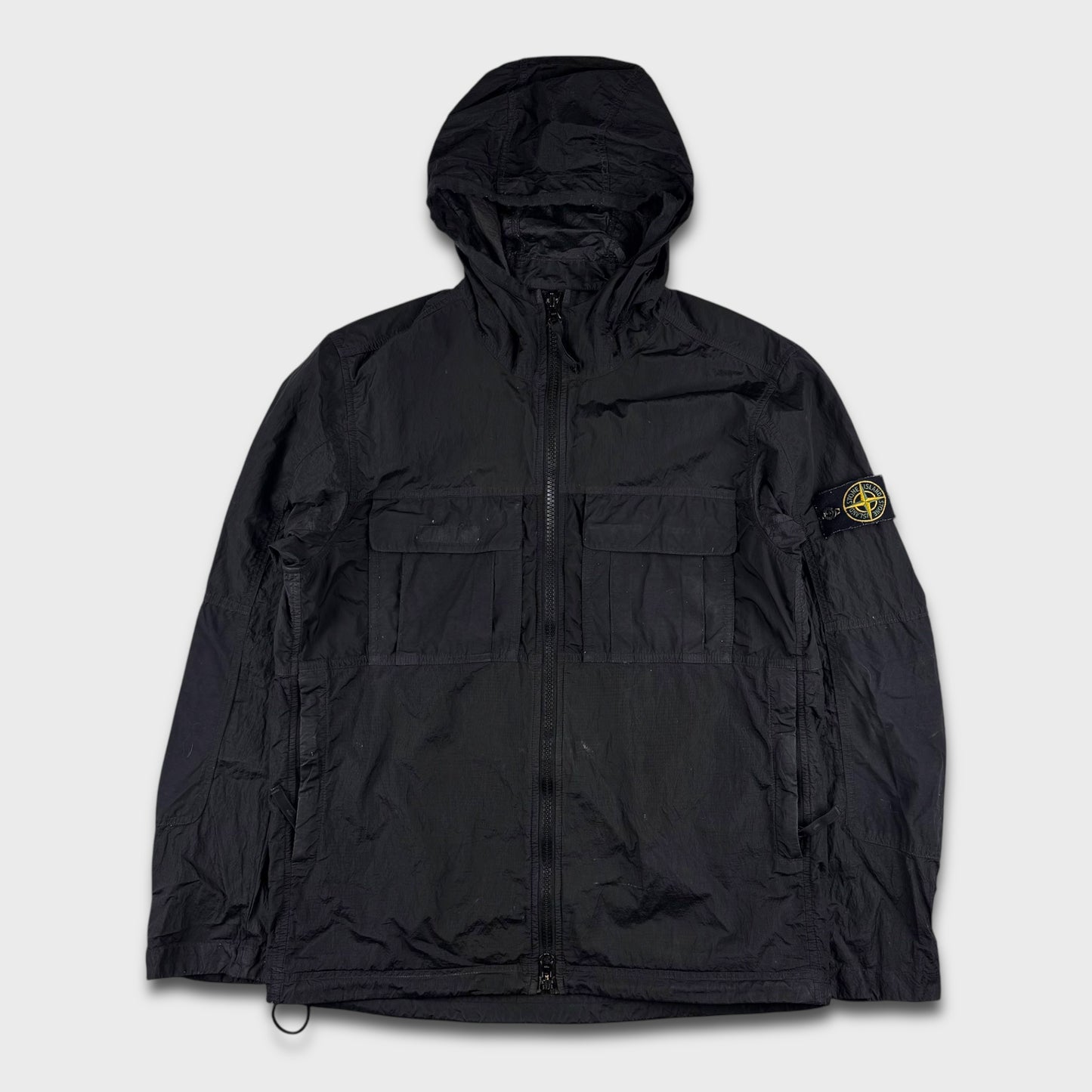 Stone Island Black Nylon Metal Watro M