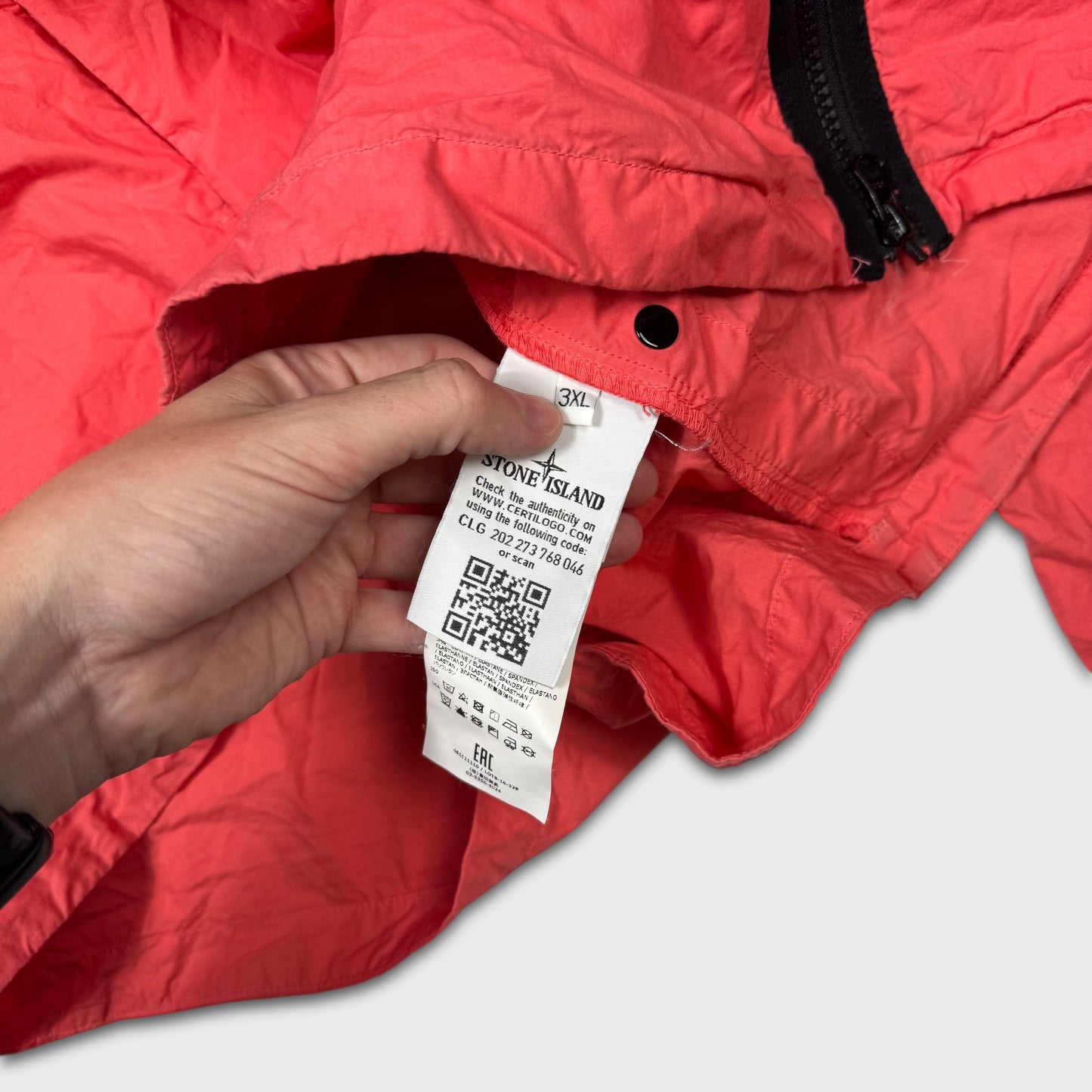 Stone Island Coral Tela Parachute Overshirt 3XL