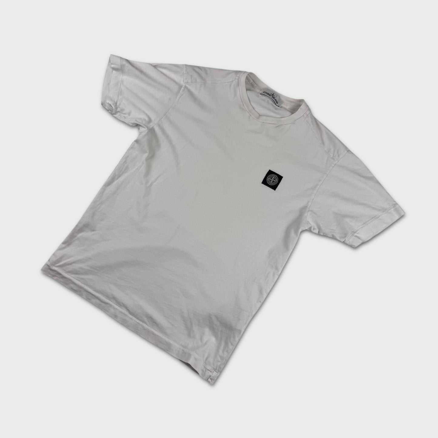Stone Island White Compass T-Shirt M