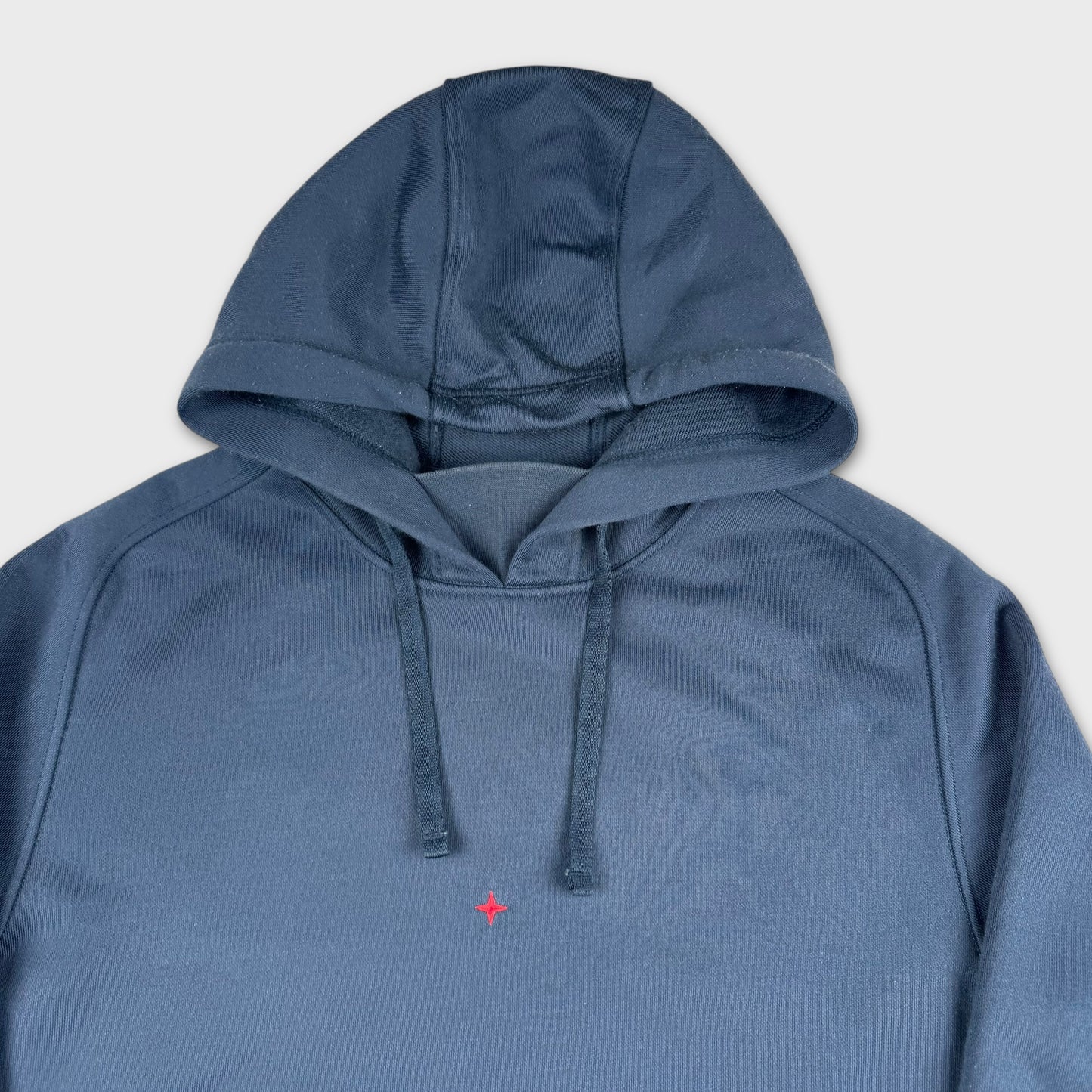 Stone Island Navy Marina Pullover Hoodie M