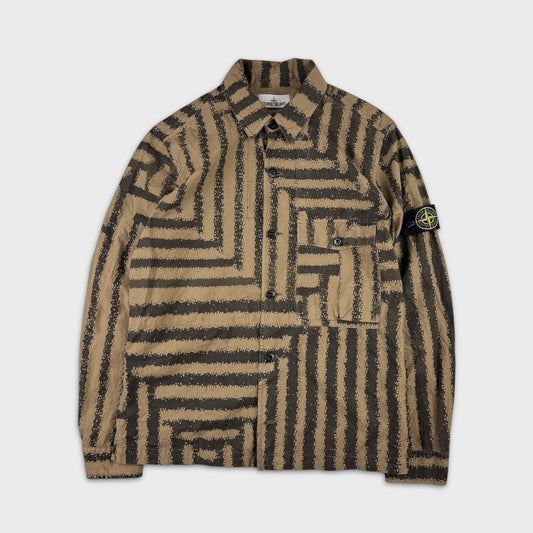 Stone Island Maze Camo Overshirt Jacket L