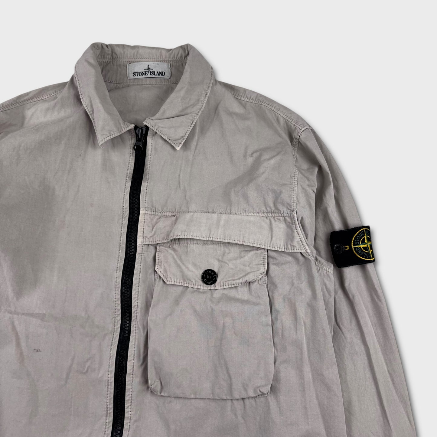 Stone Island ‘Natural’ Full Zip Overshirt XL
