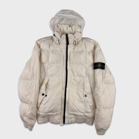Stone Island Garment Dyed Crinkle Reps Down Jacket M