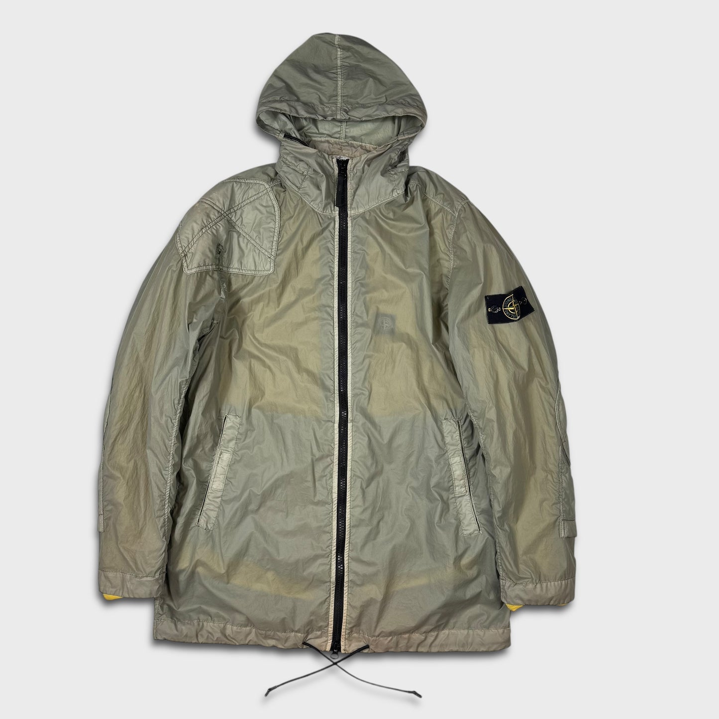 Stone Island Lamy Velour Parka Jacket w/ Fleece Liner L