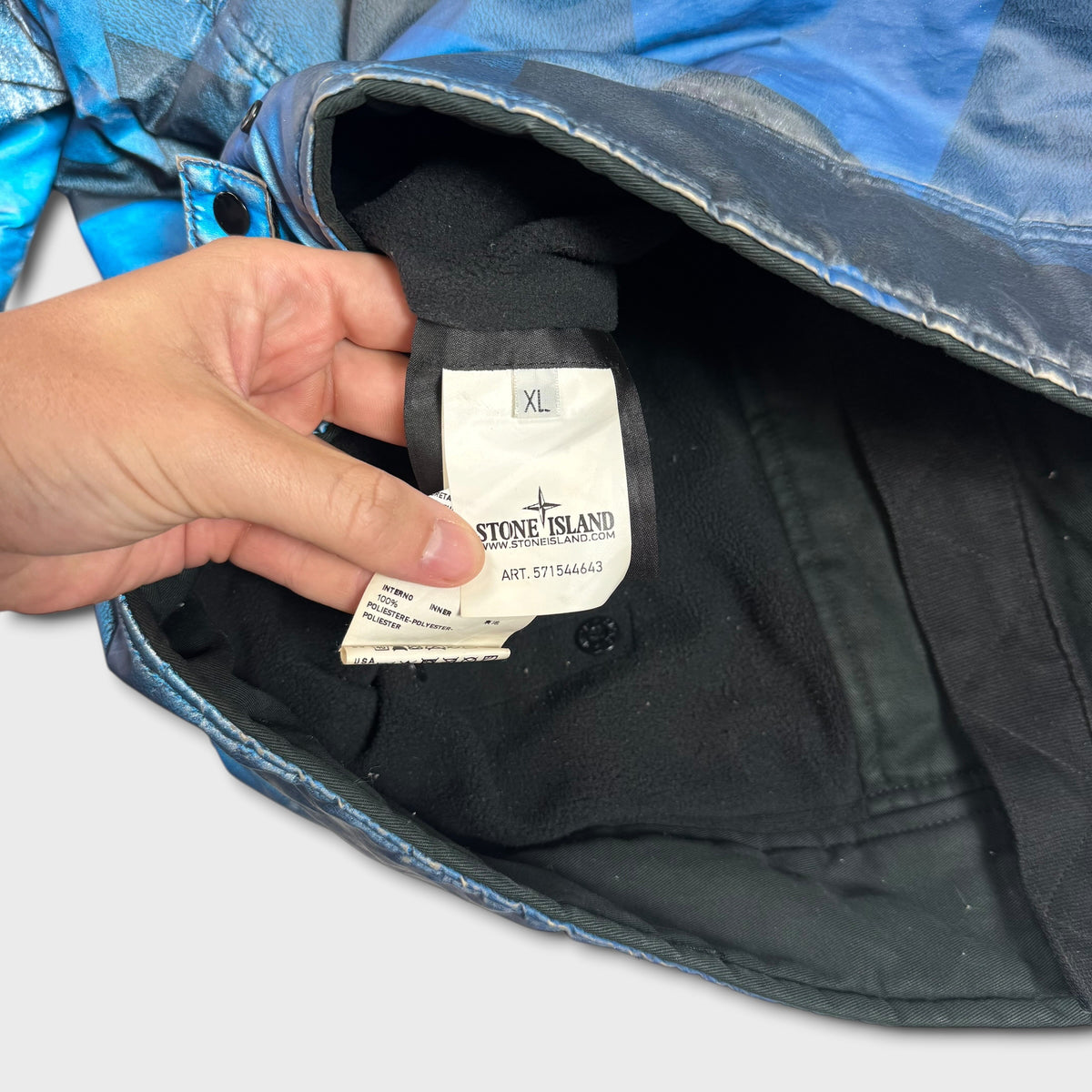 Stone Island 30th Anniversary Reflective Camouflage Jacket XL