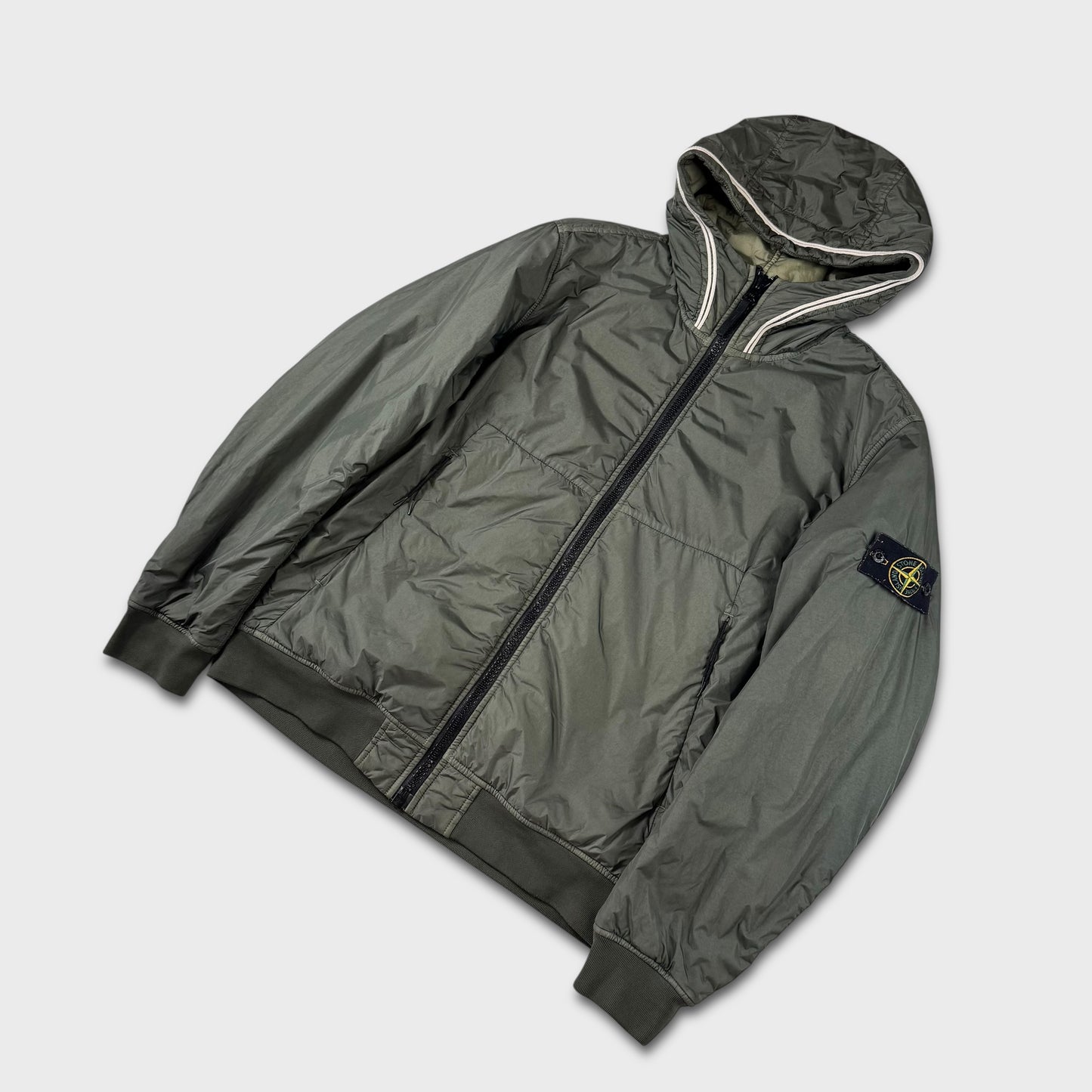 Stone Island Garment Dyed Crinkle Reps NY Primaloft Jacket L