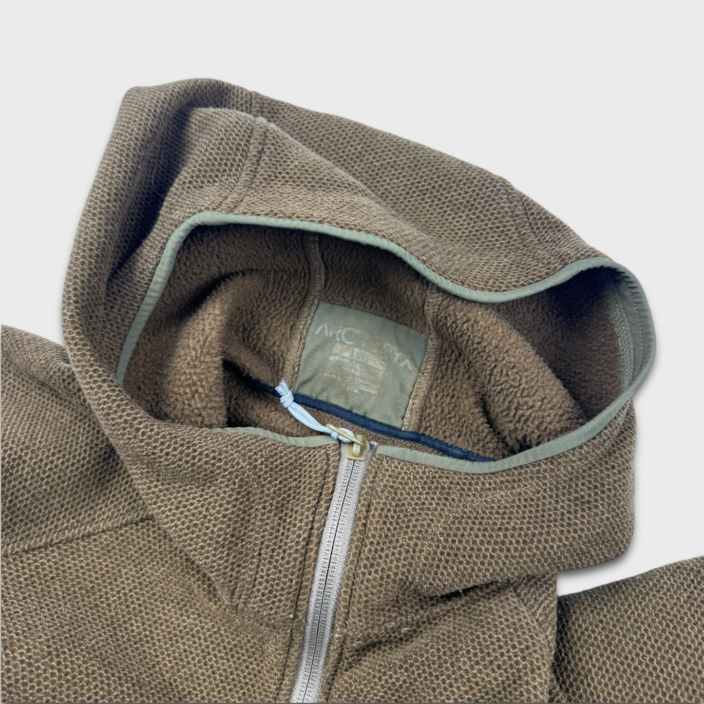 Arc’teryx Covert Waffle Panelled Zip Fleece Jacket L