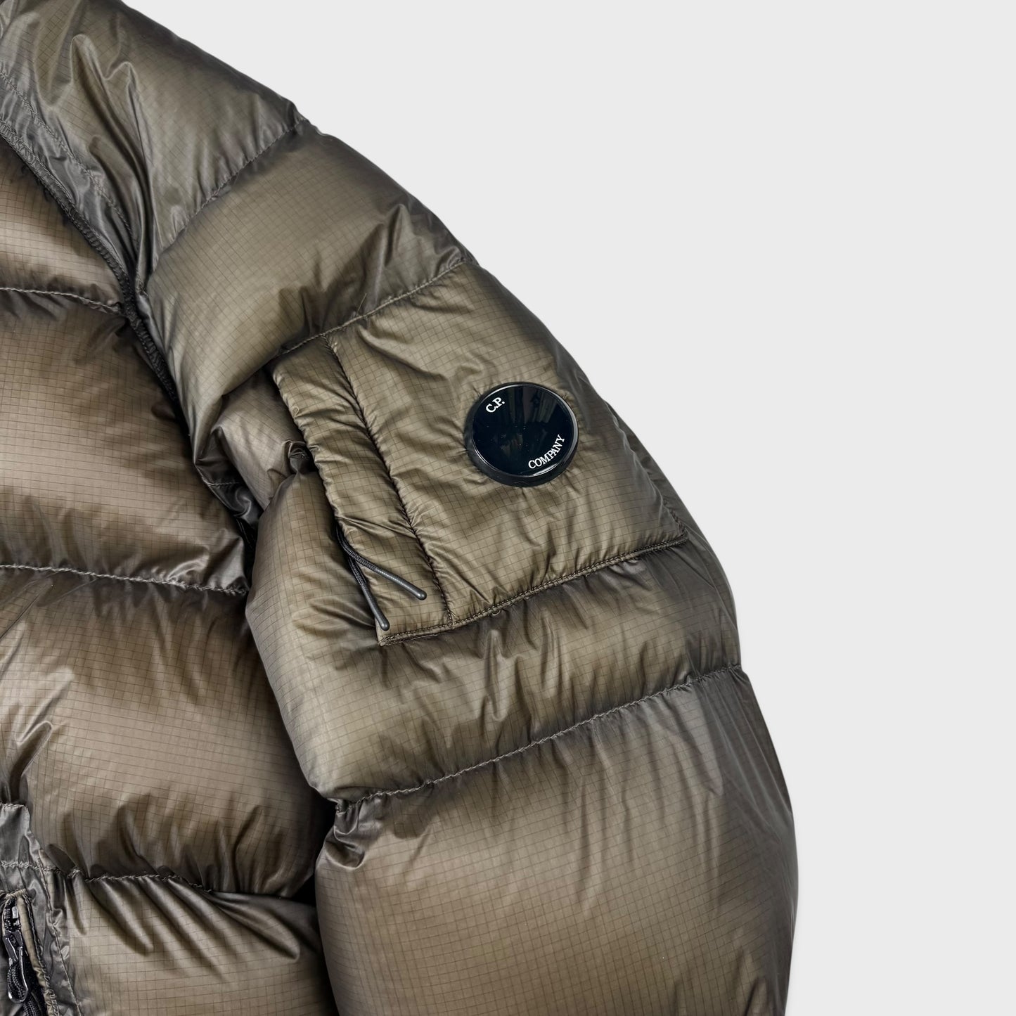 CP Company Olive Grey DD Shell Puffer Jacket XXL