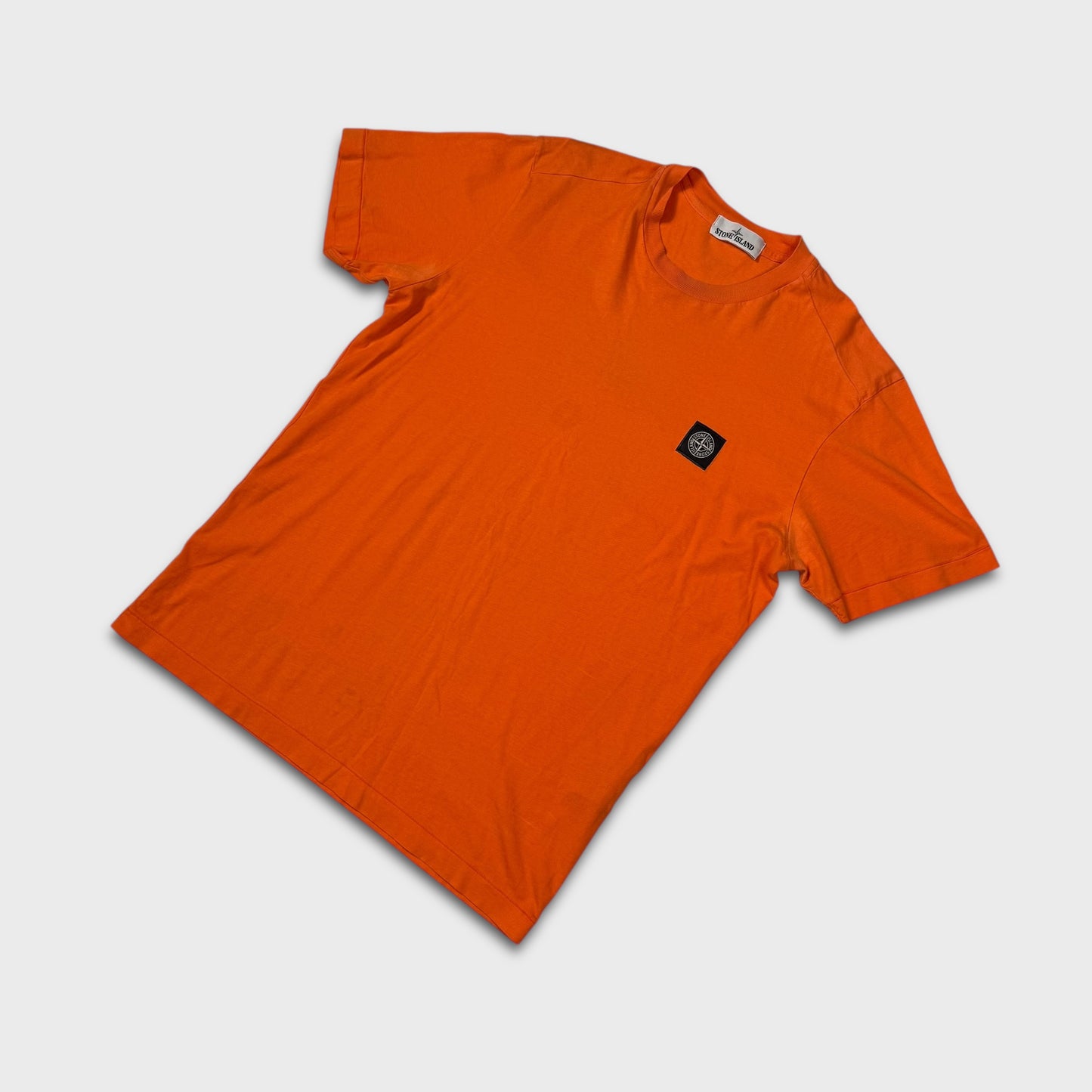 Stone Island Orange Compass T-Shirt L