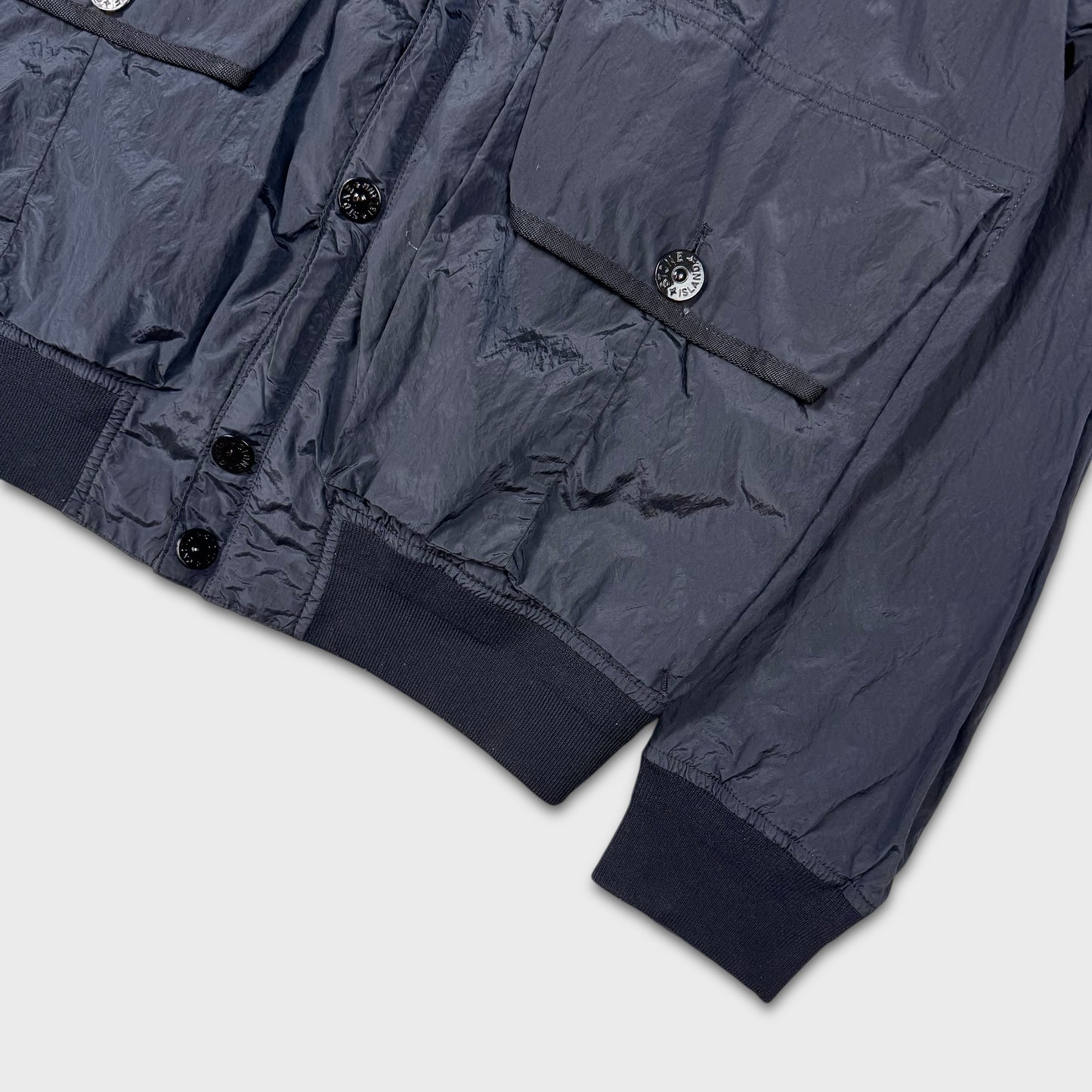 Stone Island Navy Nylon Metal Watro Jacket XL