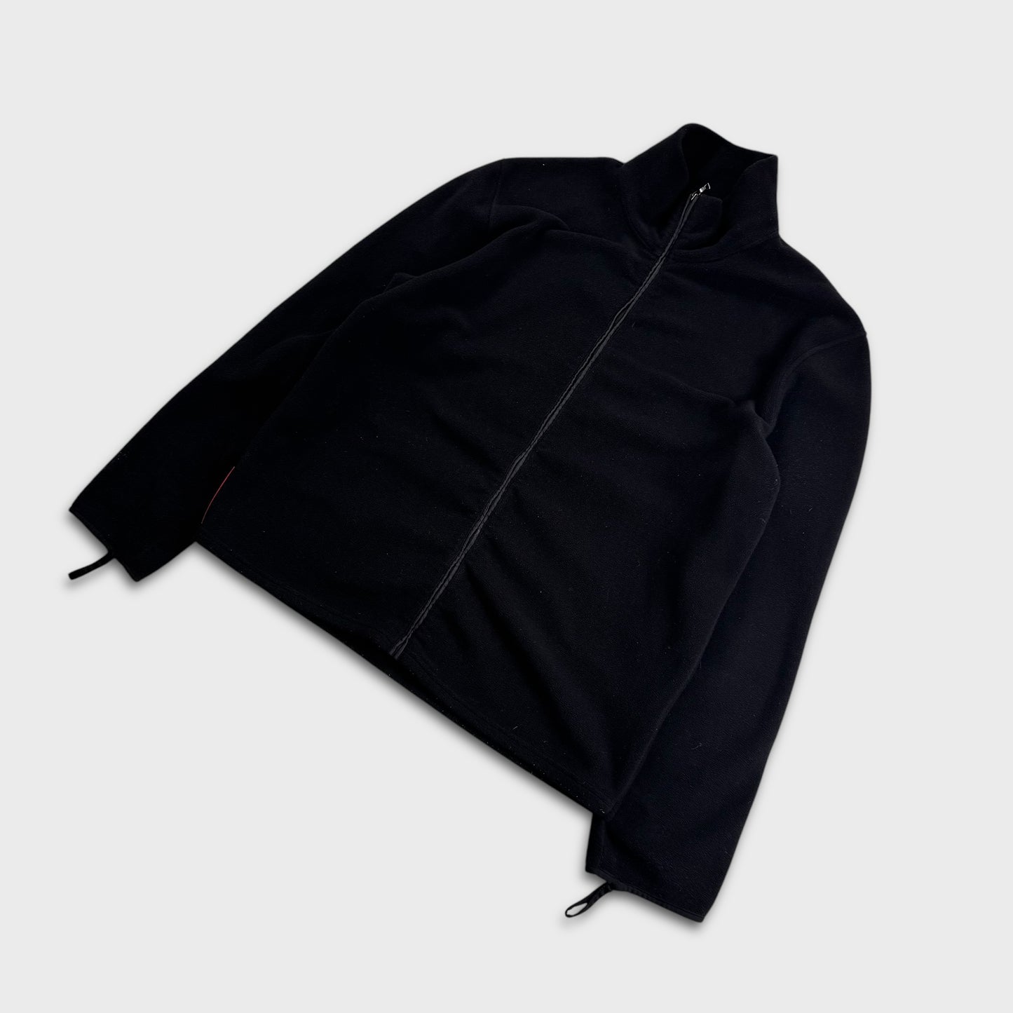 Prada Sport Black Full Zip Fleece Jacket XL