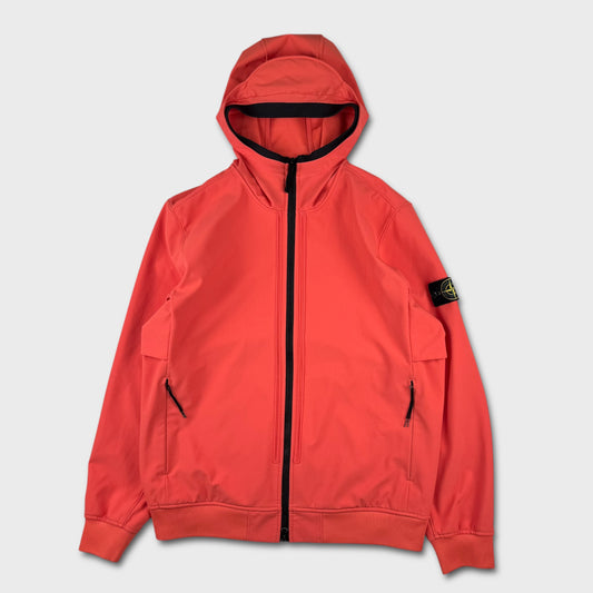 Stone Island Salmon e-Dye Soft Shell Jacket XL