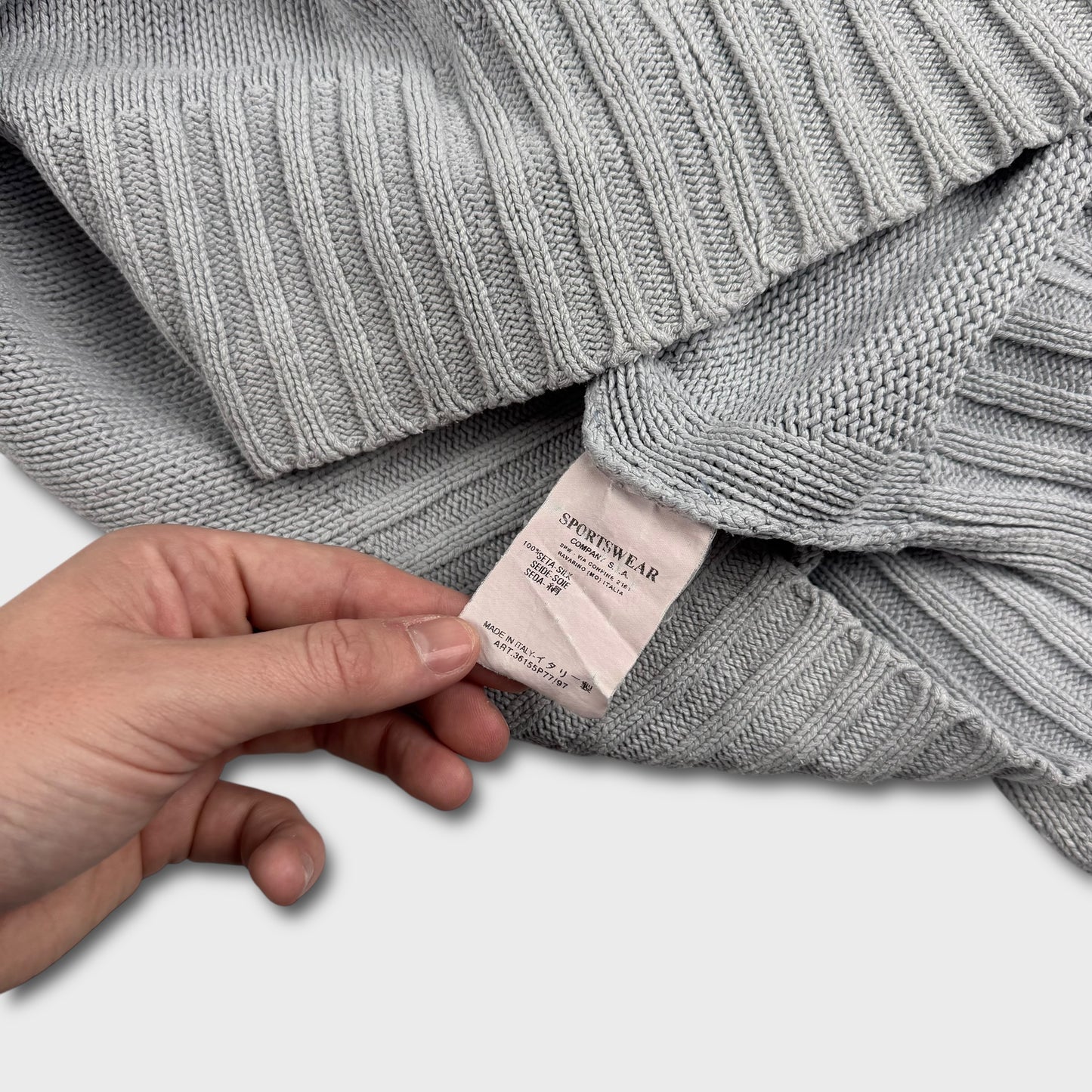 Stone Island Knit Zip Up Jumper XL