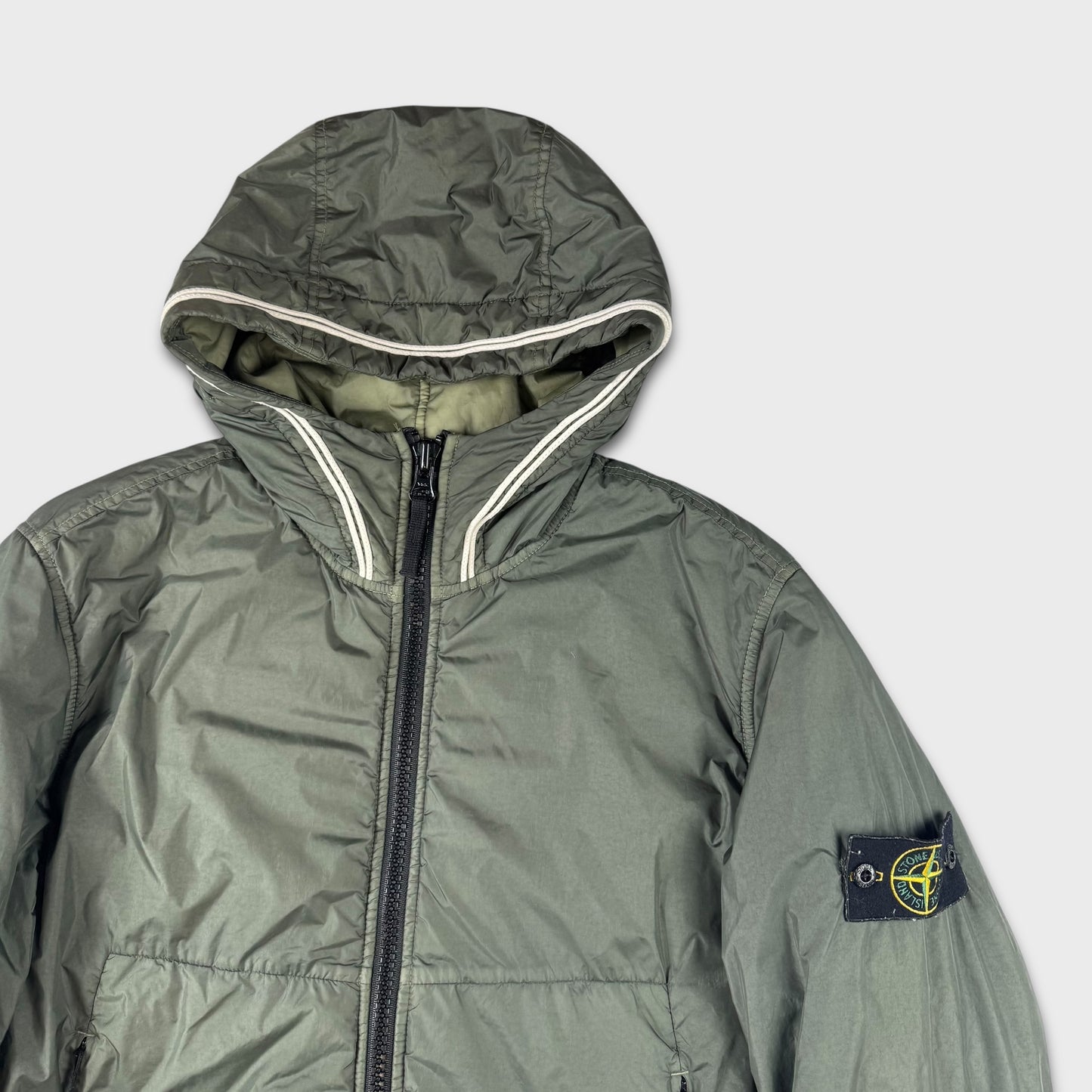 Stone Island Garment Dyed Crinkle Reps NY Primaloft Jacket L