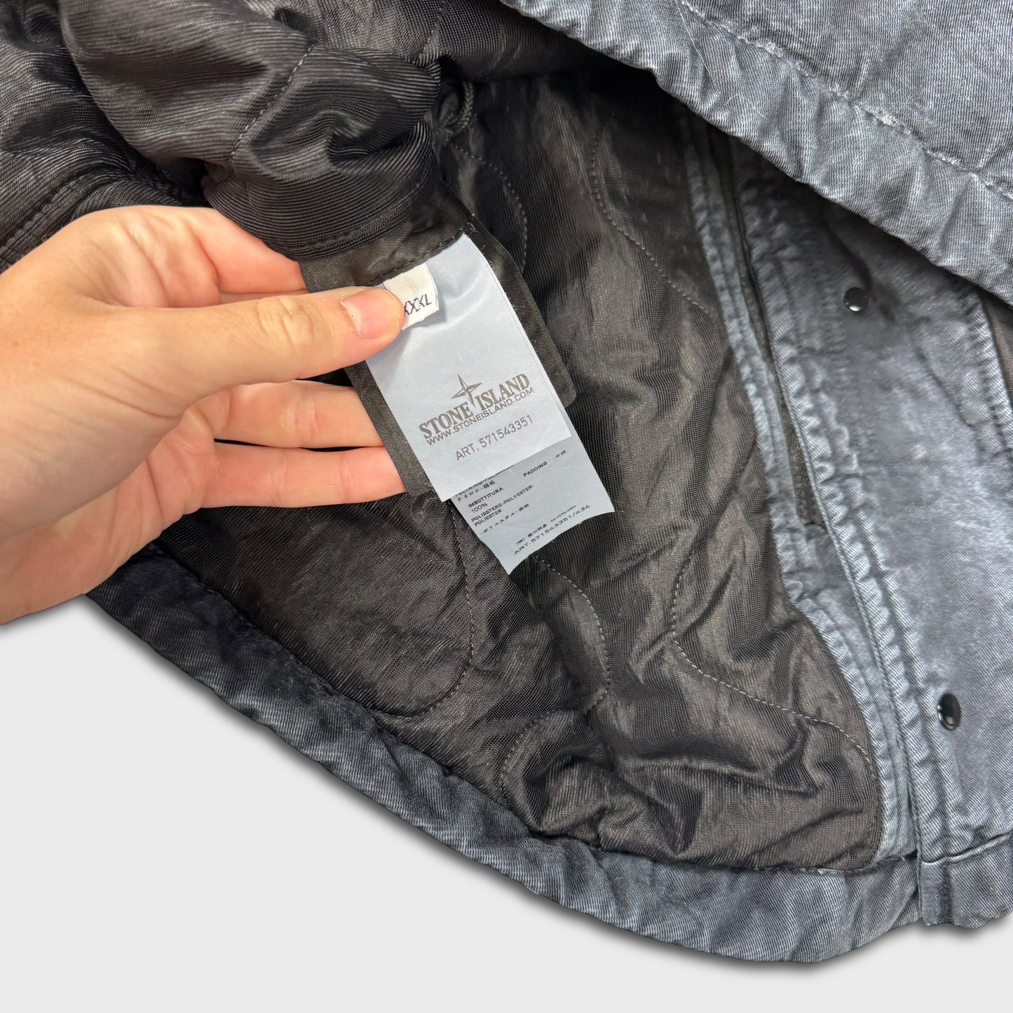 Stone Island Heavy Organic Sheen Jacket 3XL