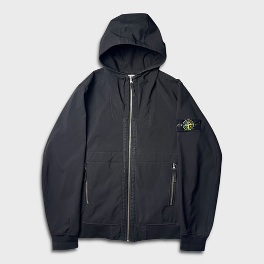 Stone Island Black Soft Shell Jacket M