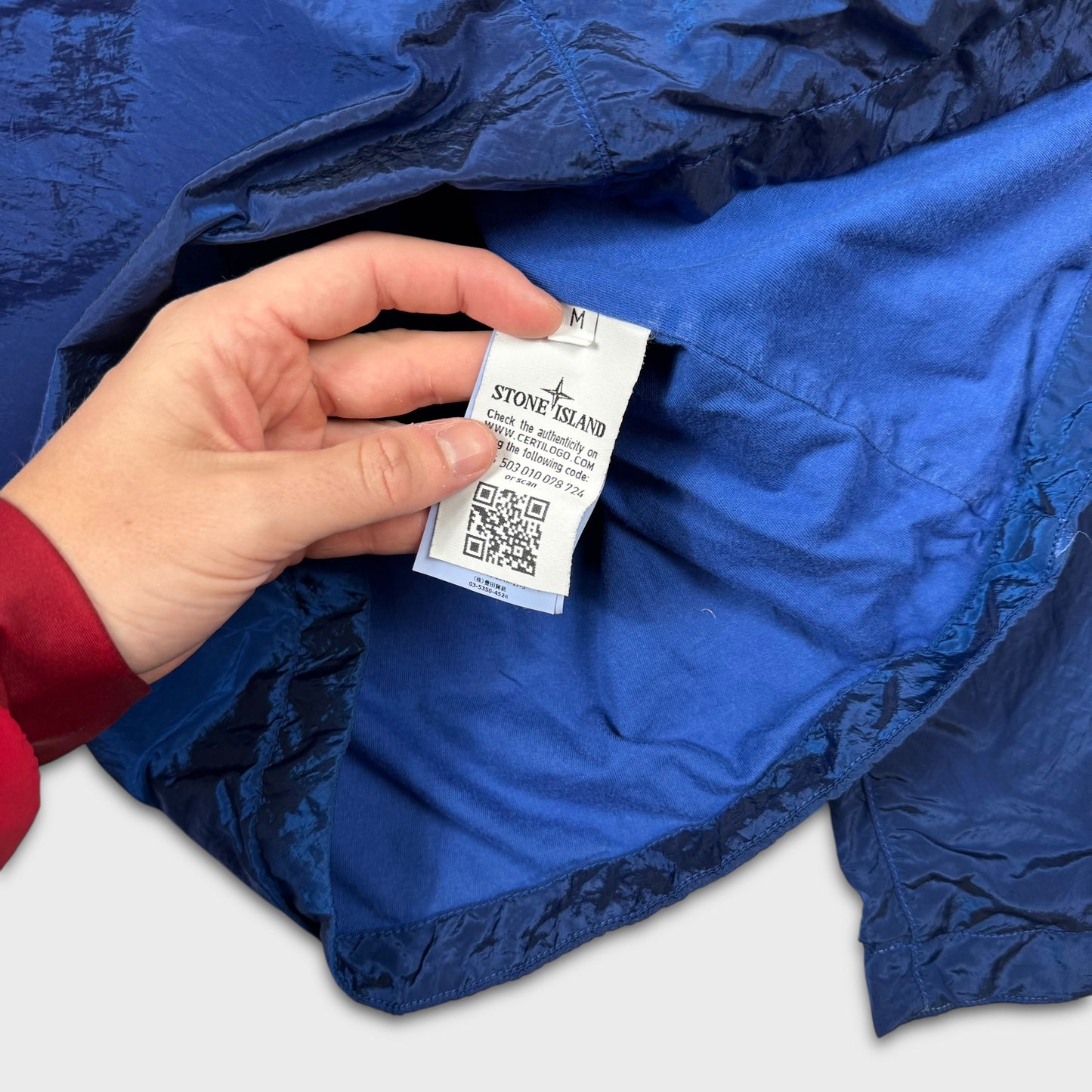 Stone Island Royal Blue Overshirt Jacket M