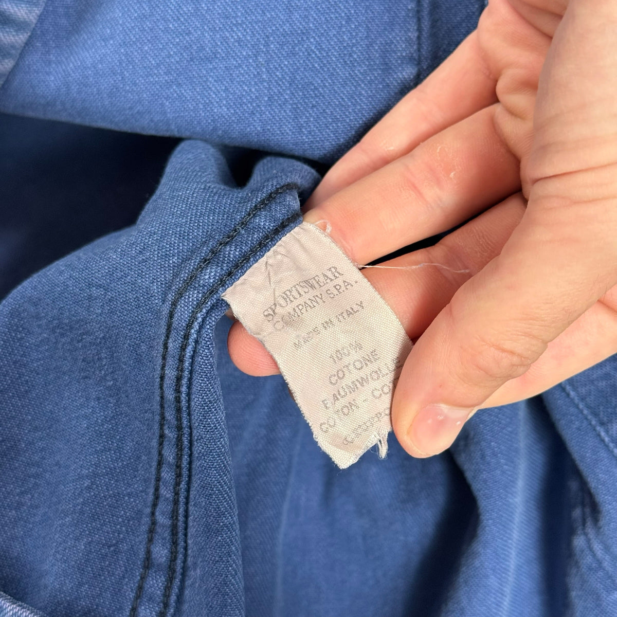 Stone Island 1987 Denim Carpenter Chore Jacket XXL