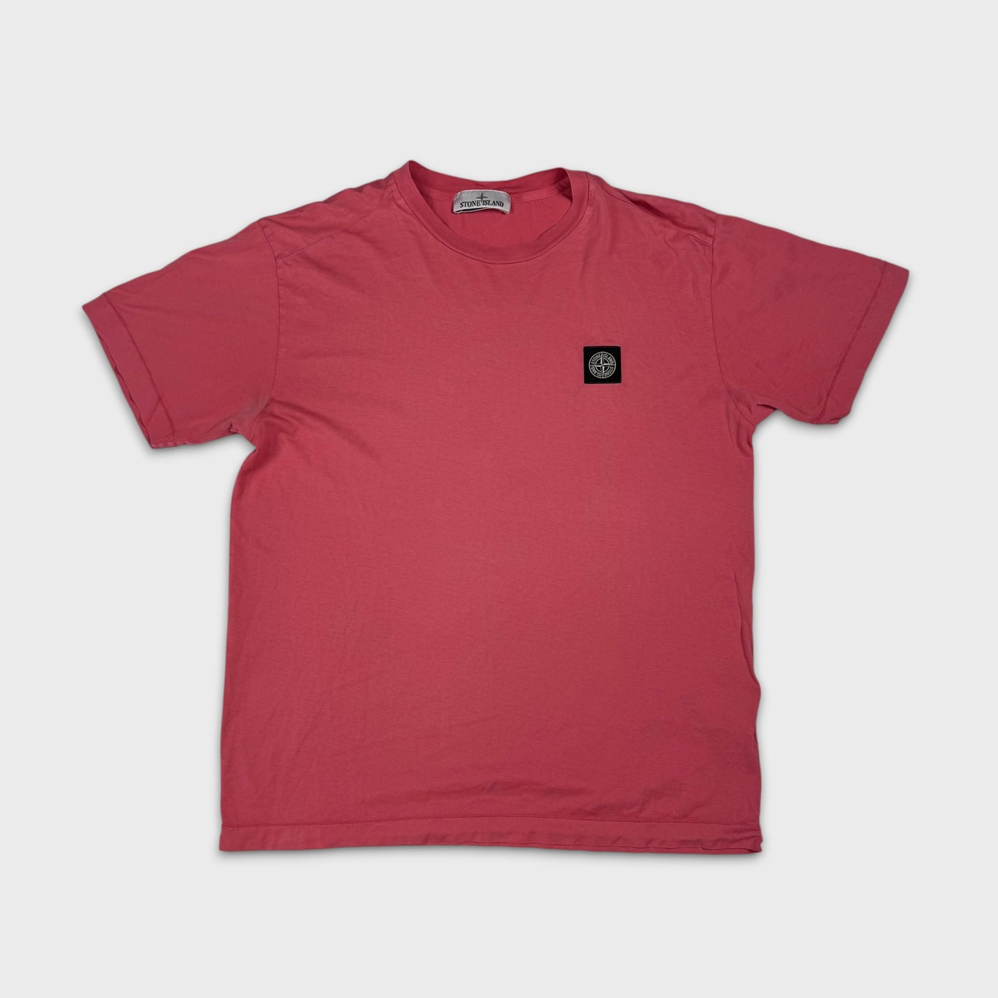 Stone Island Rose Pink Compass T-Shirt L