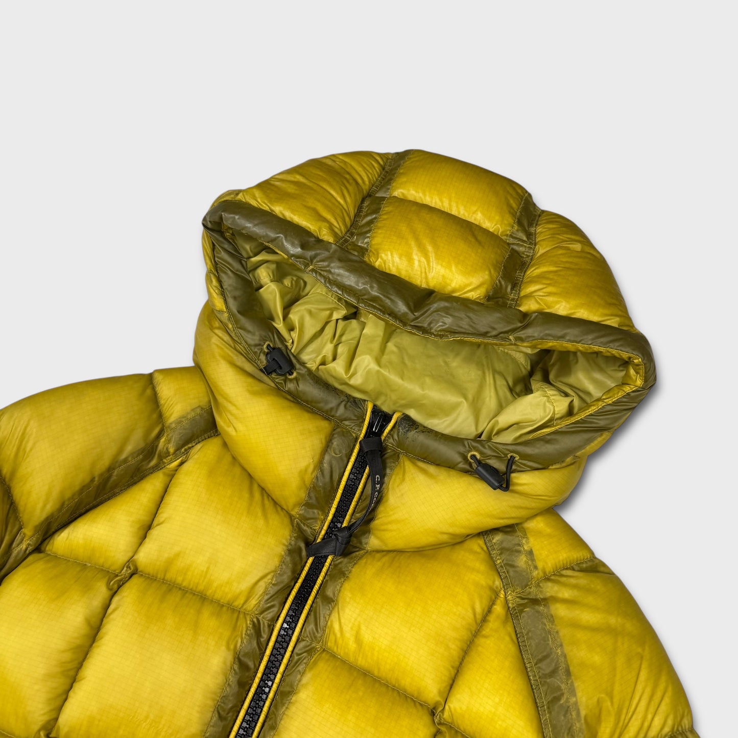CP Company Yellow DD Shell Puffer Jacket M